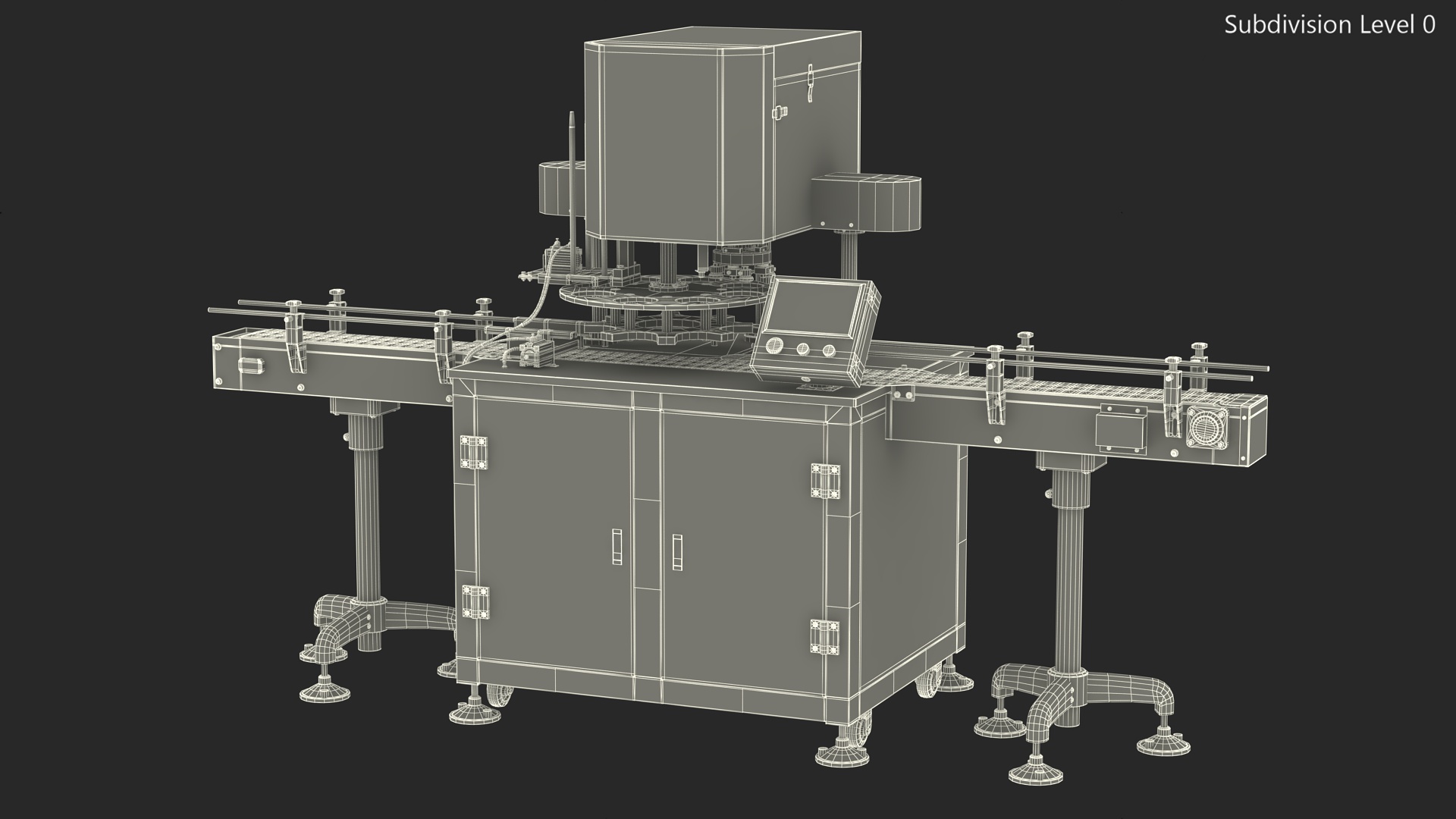 3D model Cover Packing Machine LandPack
