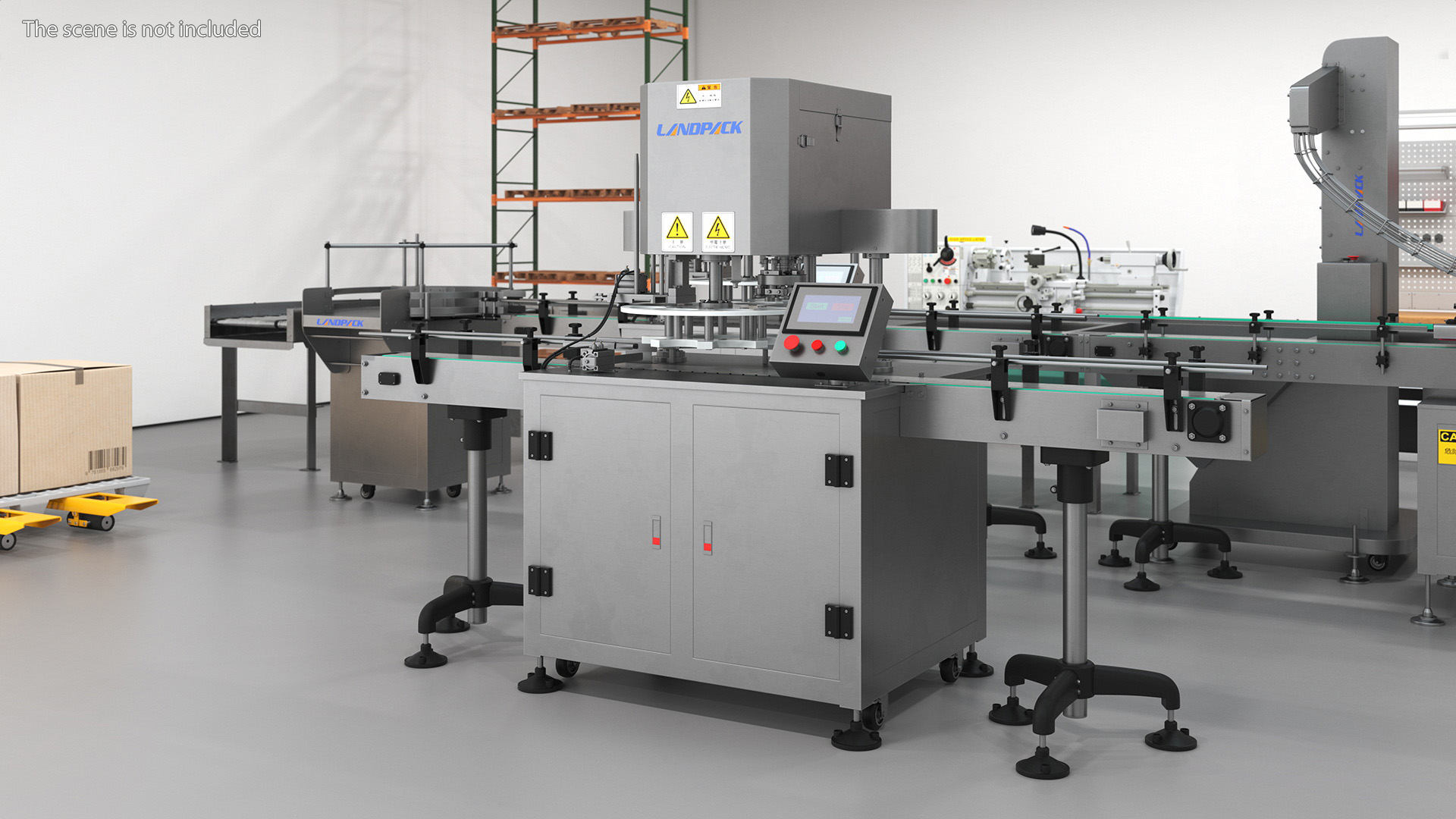 3D model Cover Packing Machine LandPack