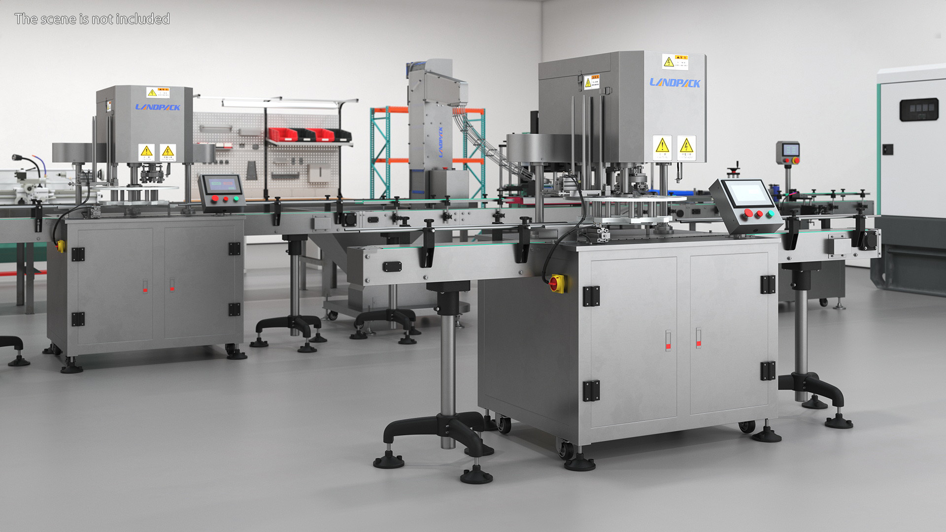3D model Cover Packing Machine LandPack