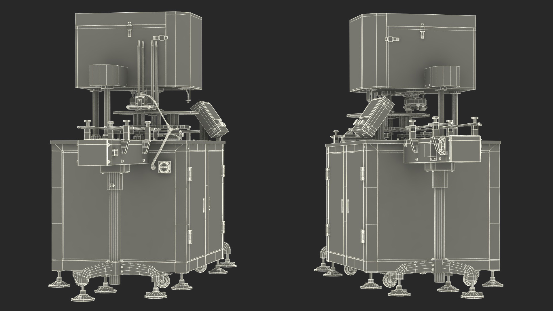3D model Cover Packing Machine LandPack