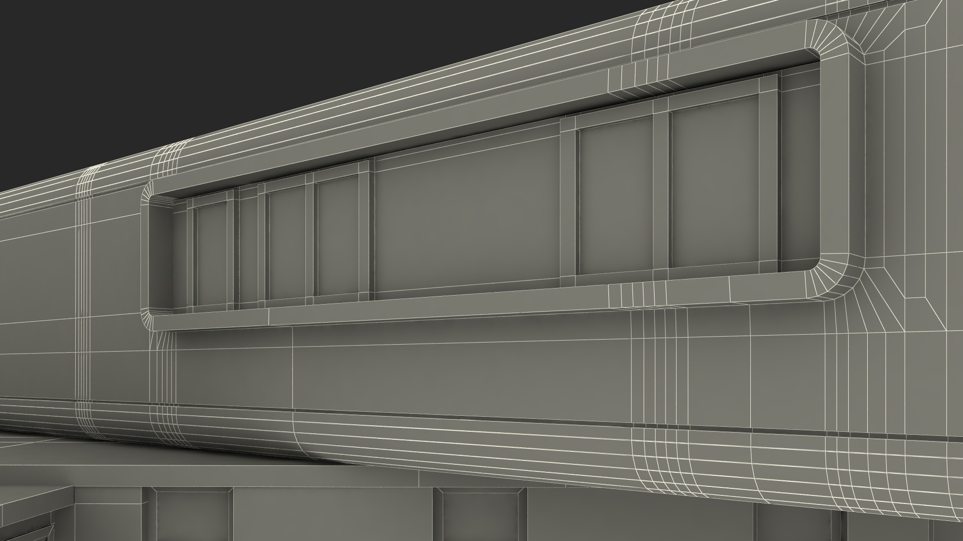 3D Modern Concrete House