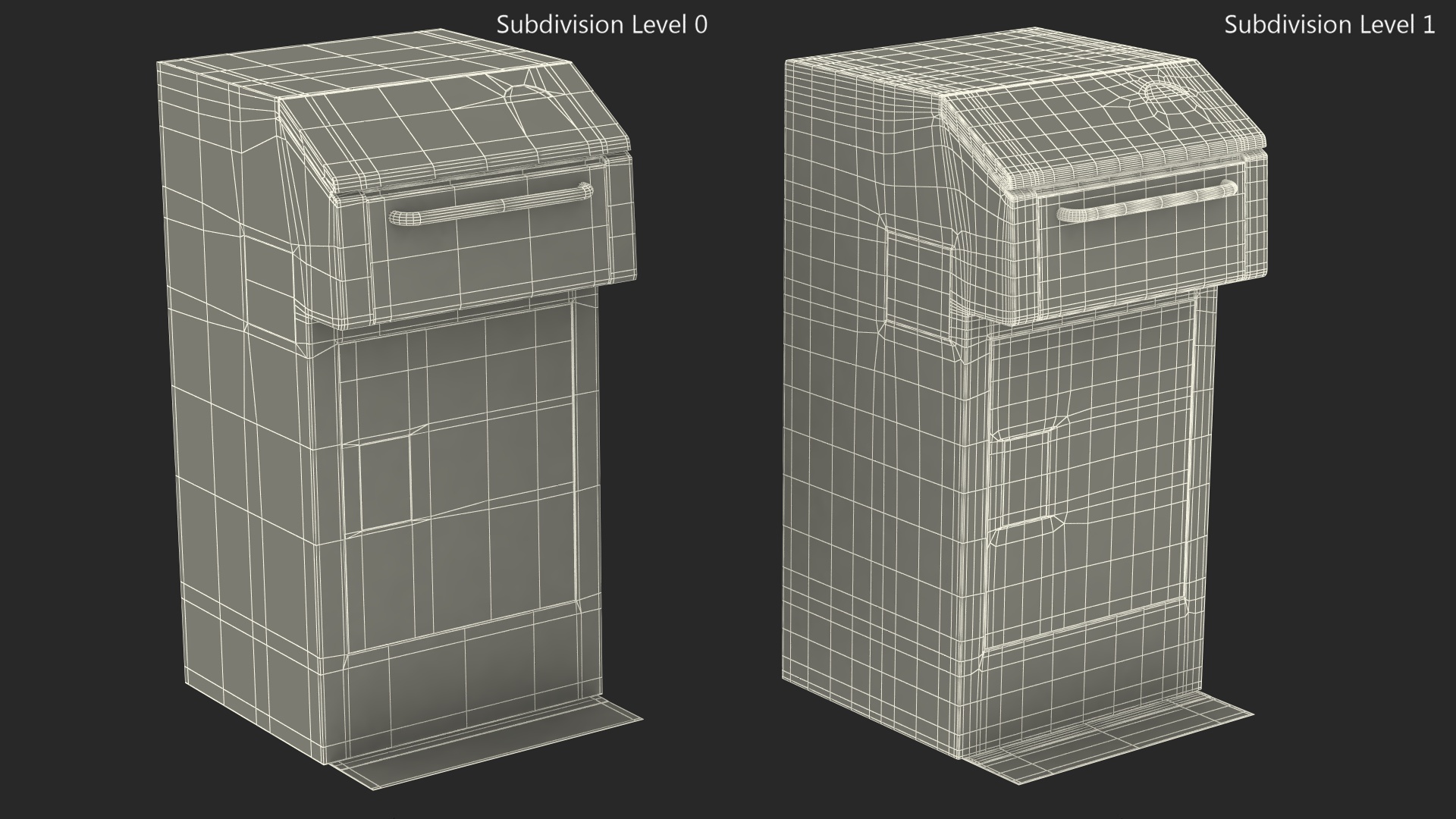 FedEx Package Drop Box 3D
