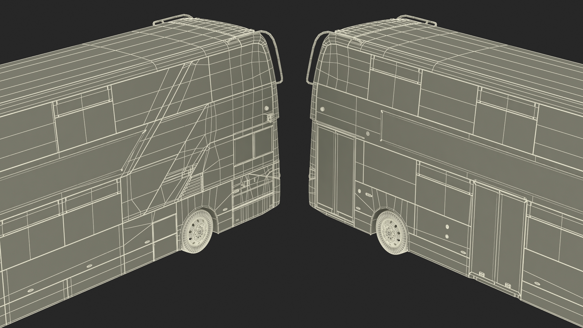 Alexander Dennis BYD 500 Electric Bus Rigged 3D model