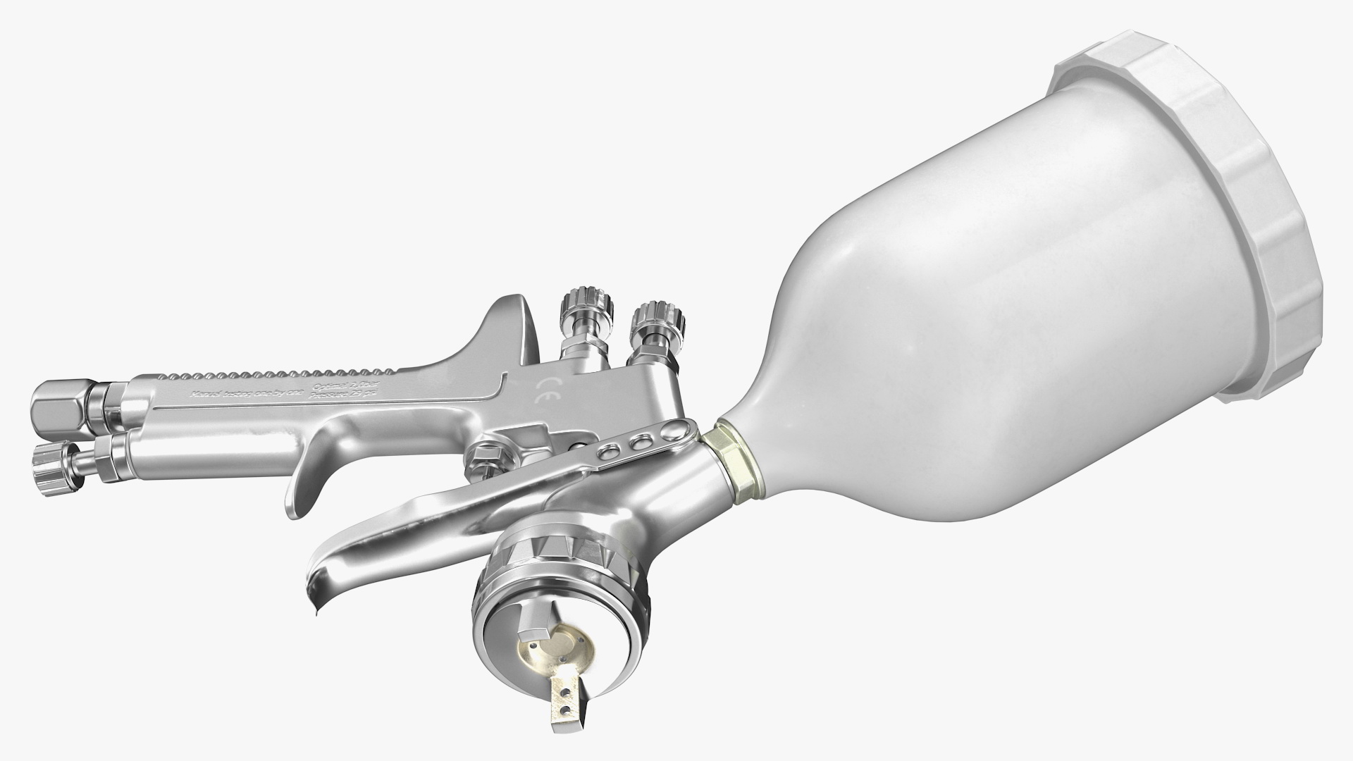 Gravity Feed Paint Gun 3D