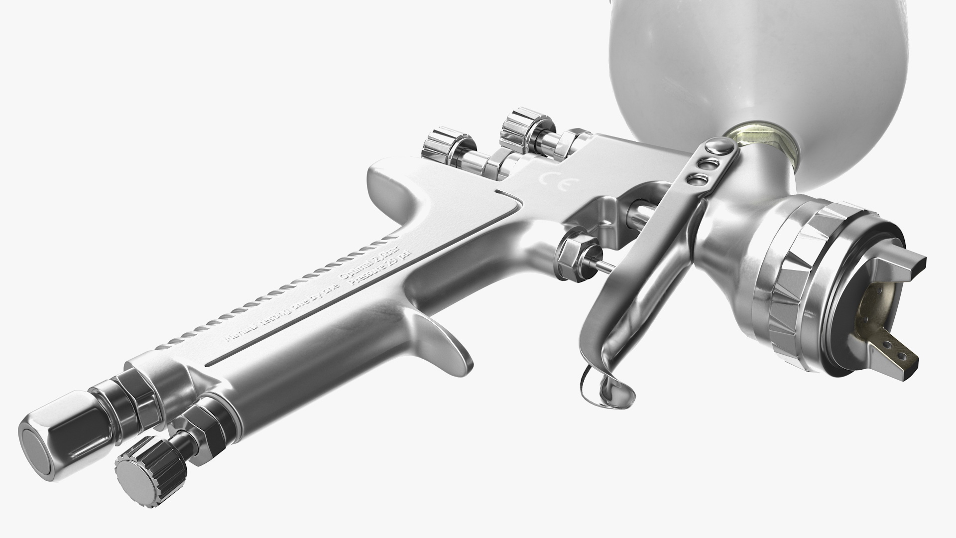 Gravity Feed Paint Gun 3D