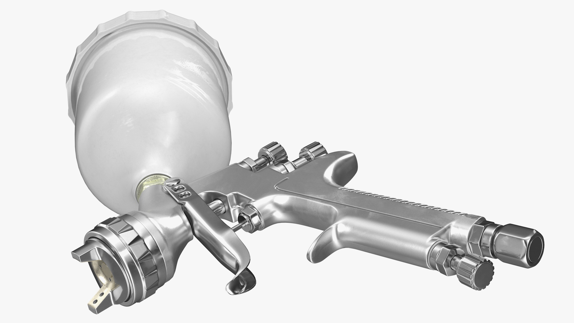 Gravity Feed Paint Gun 3D