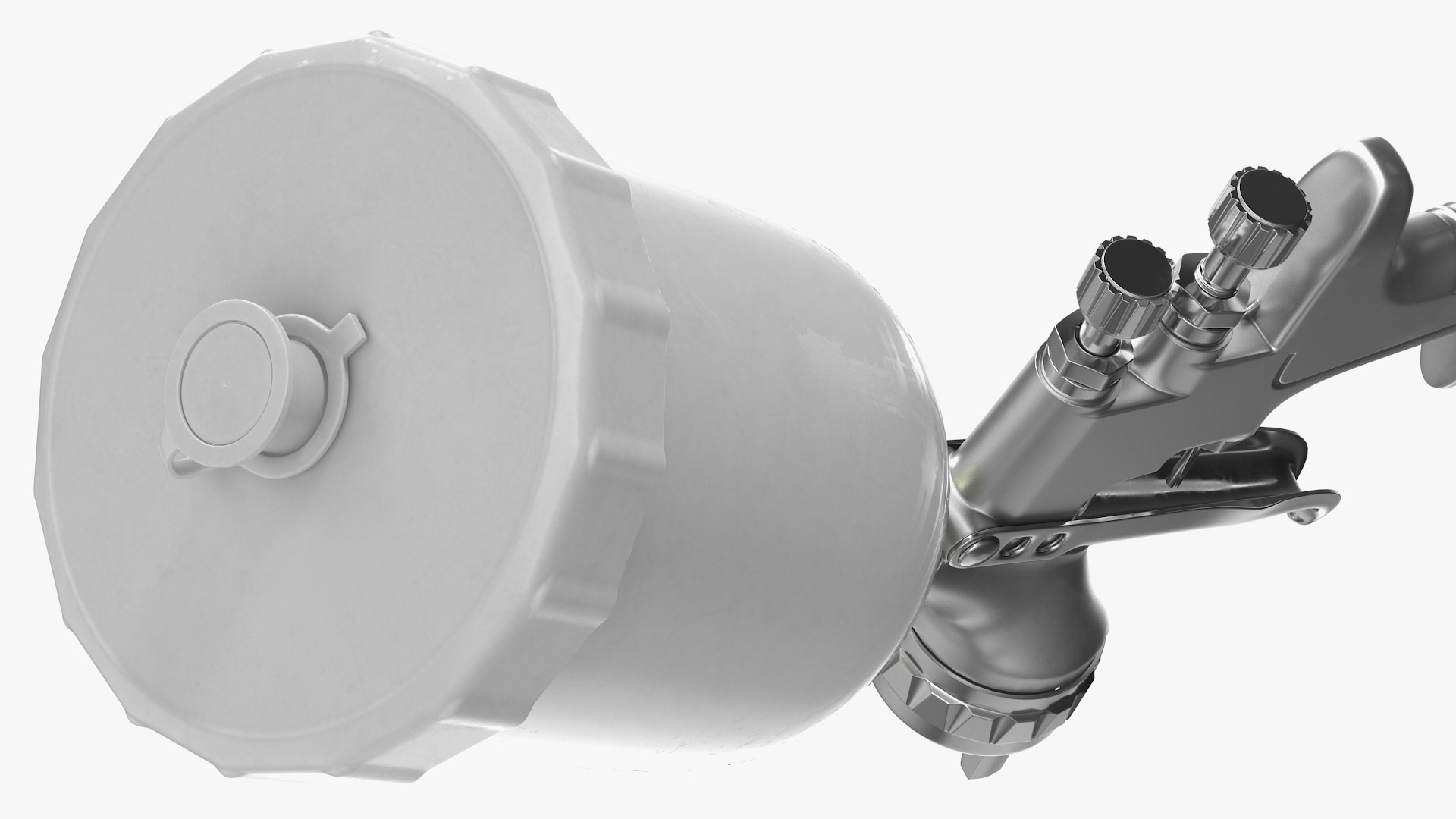 Gravity Feed Paint Gun 3D