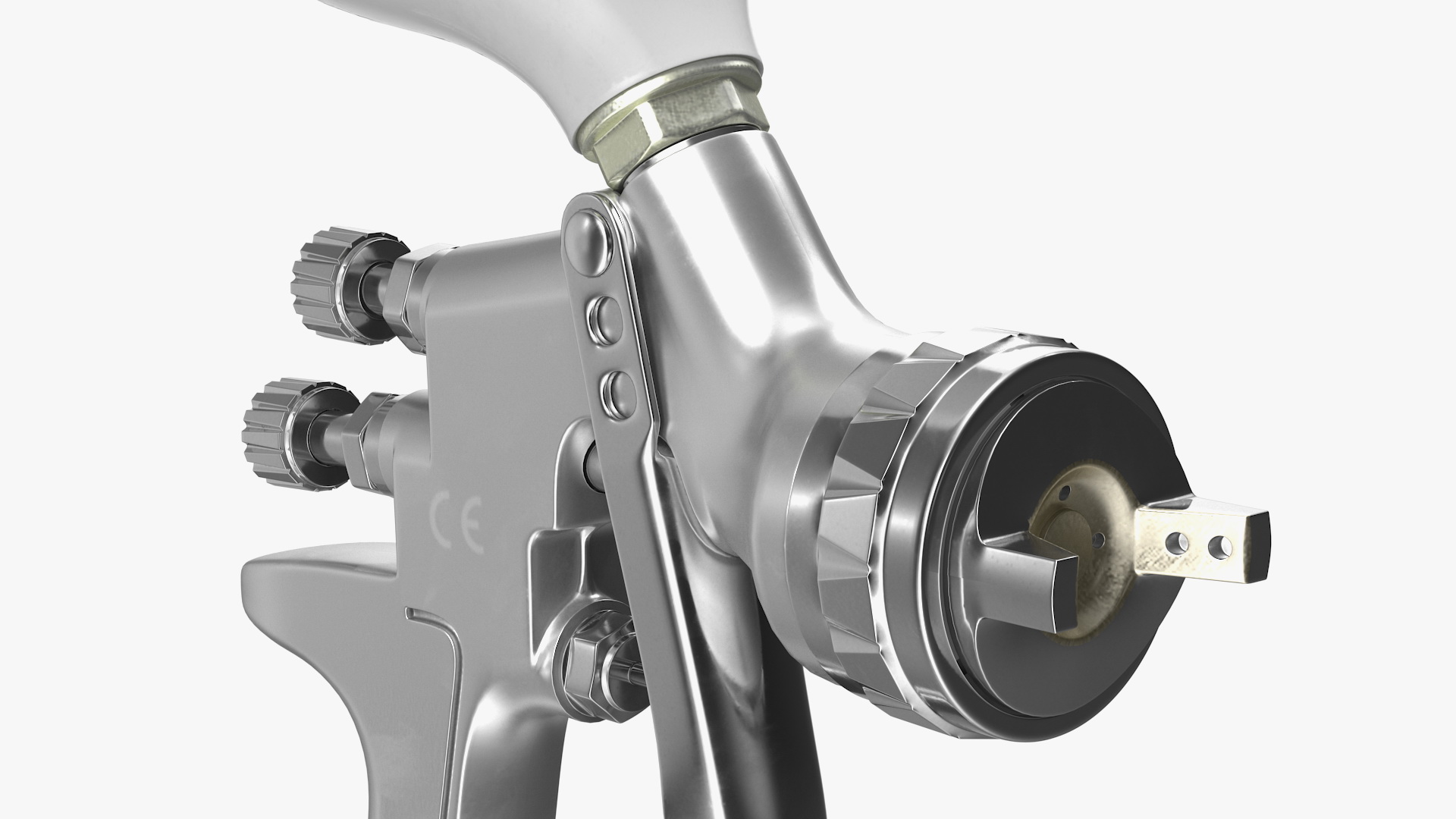 Gravity Feed Paint Gun 3D