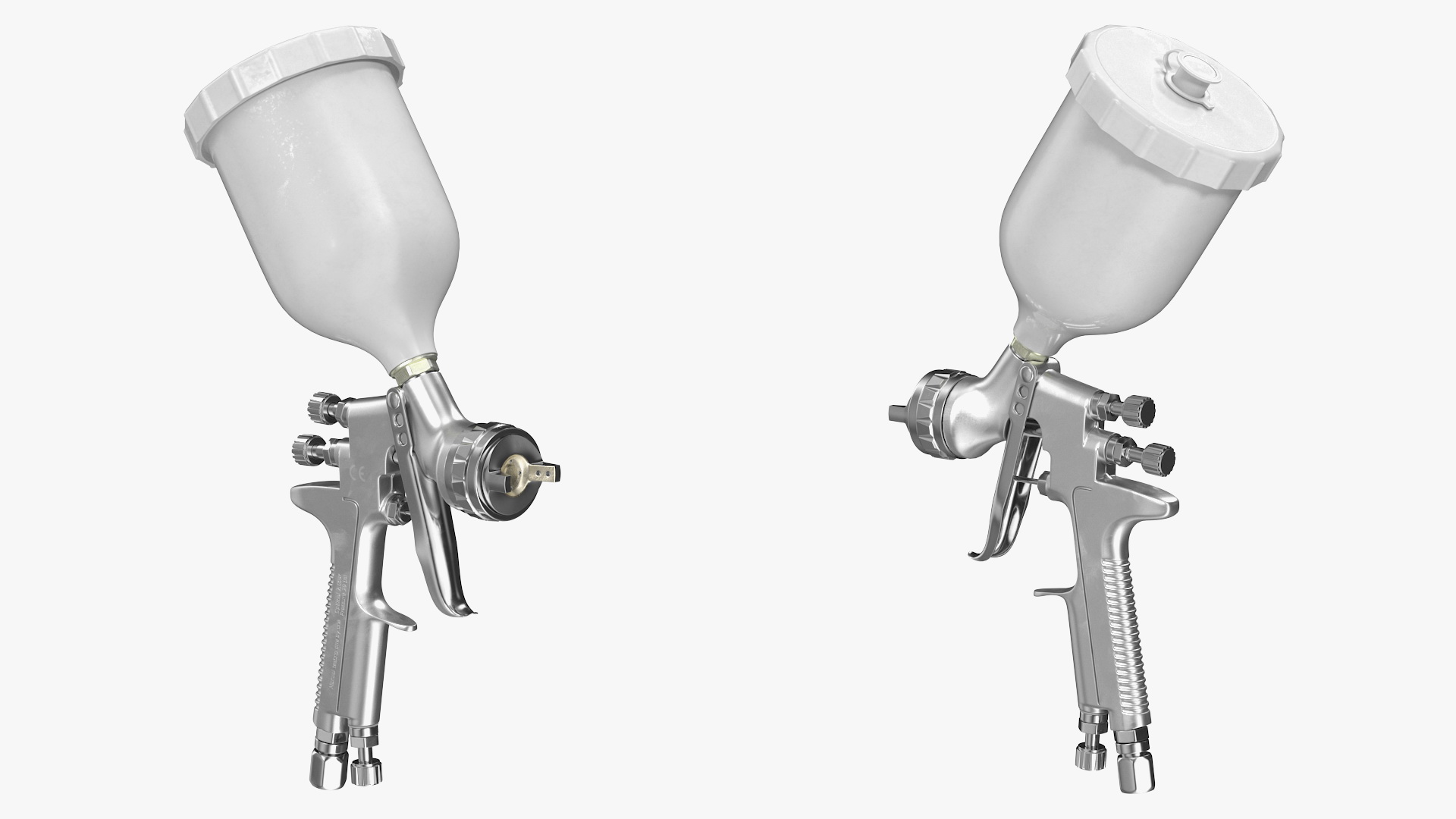 Gravity Feed Paint Gun 3D