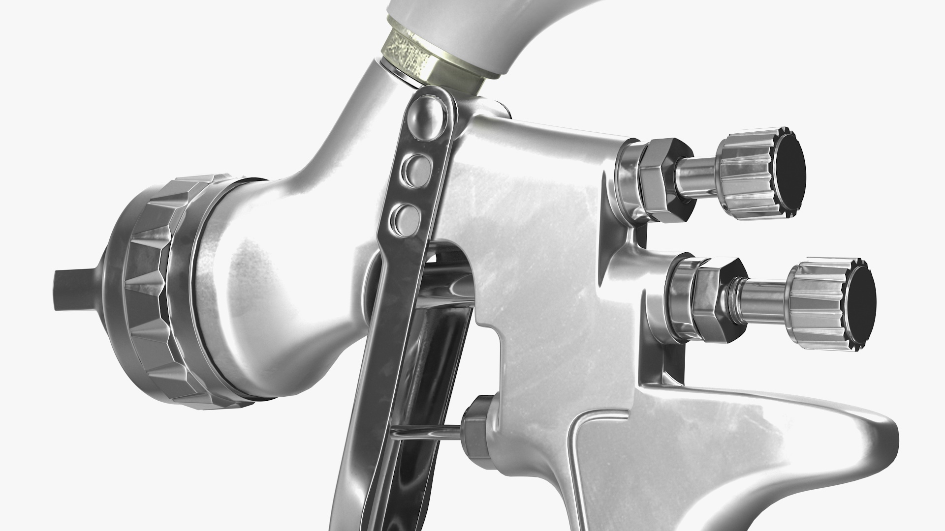 Gravity Feed Paint Gun 3D