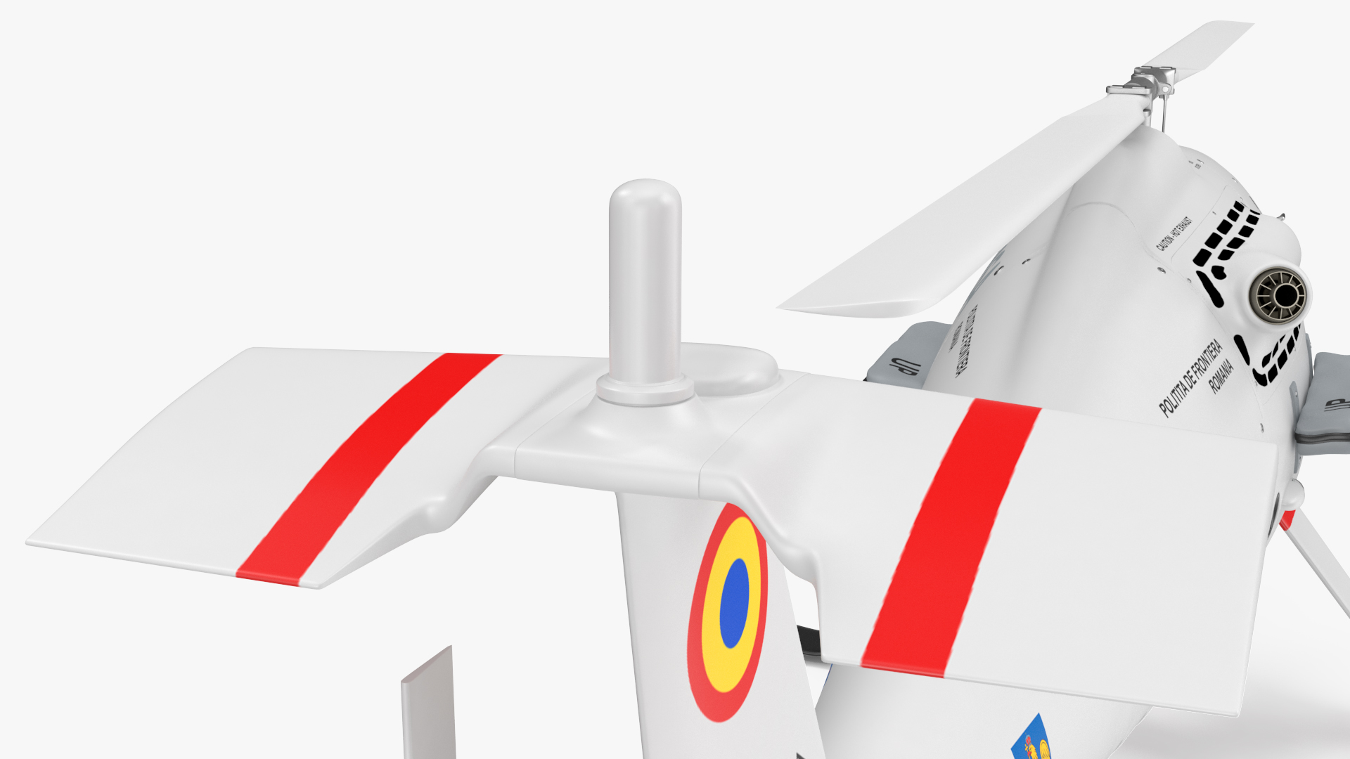 3D model Schiebel Camcopter S100 UAV Romanian Border Police