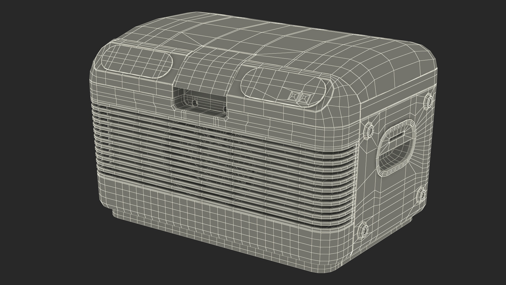 3D Medical Professional with Portable Medication Carrier model