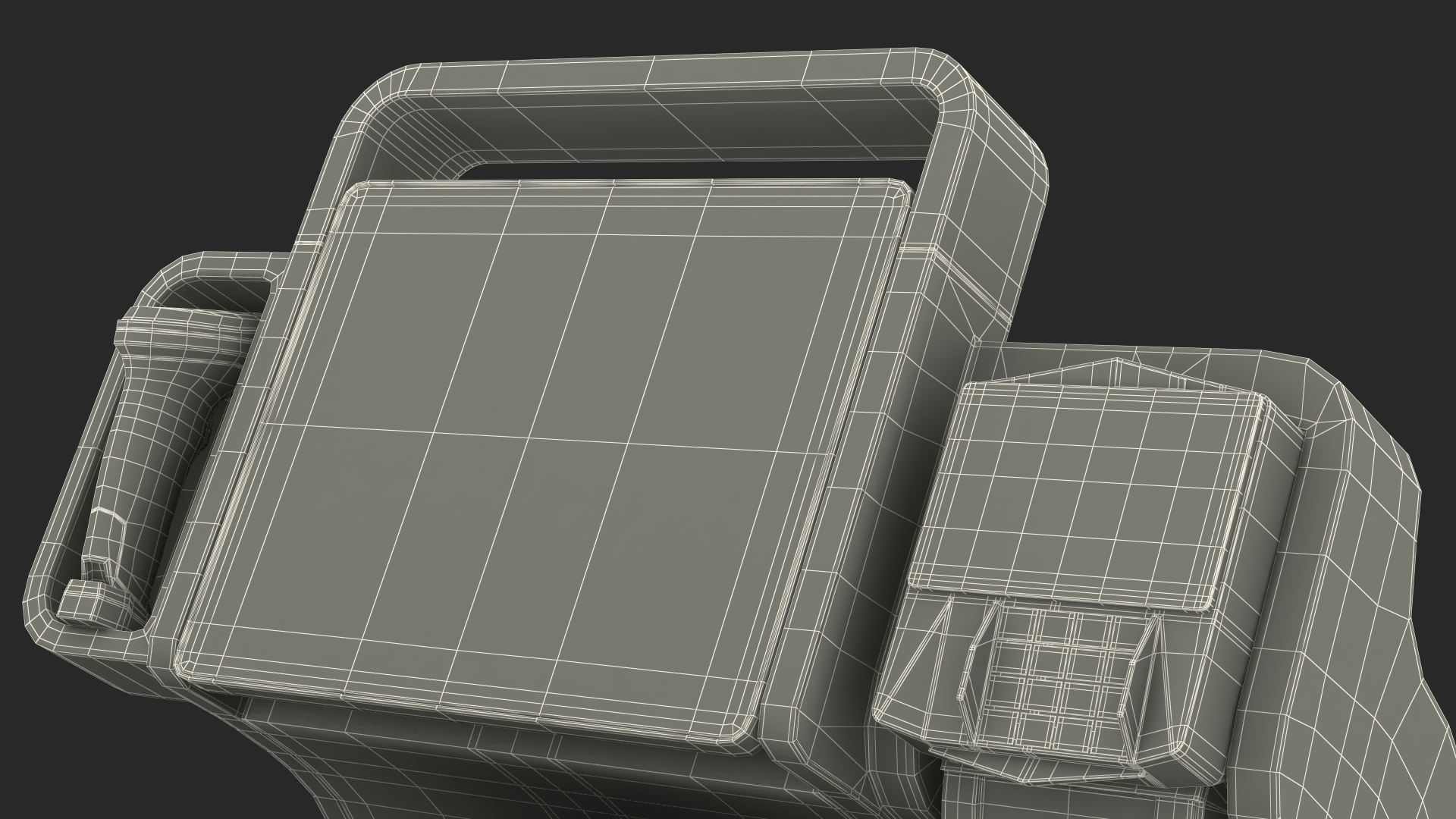 Toshiba Self Checkout System with Shopping Basket 3D model