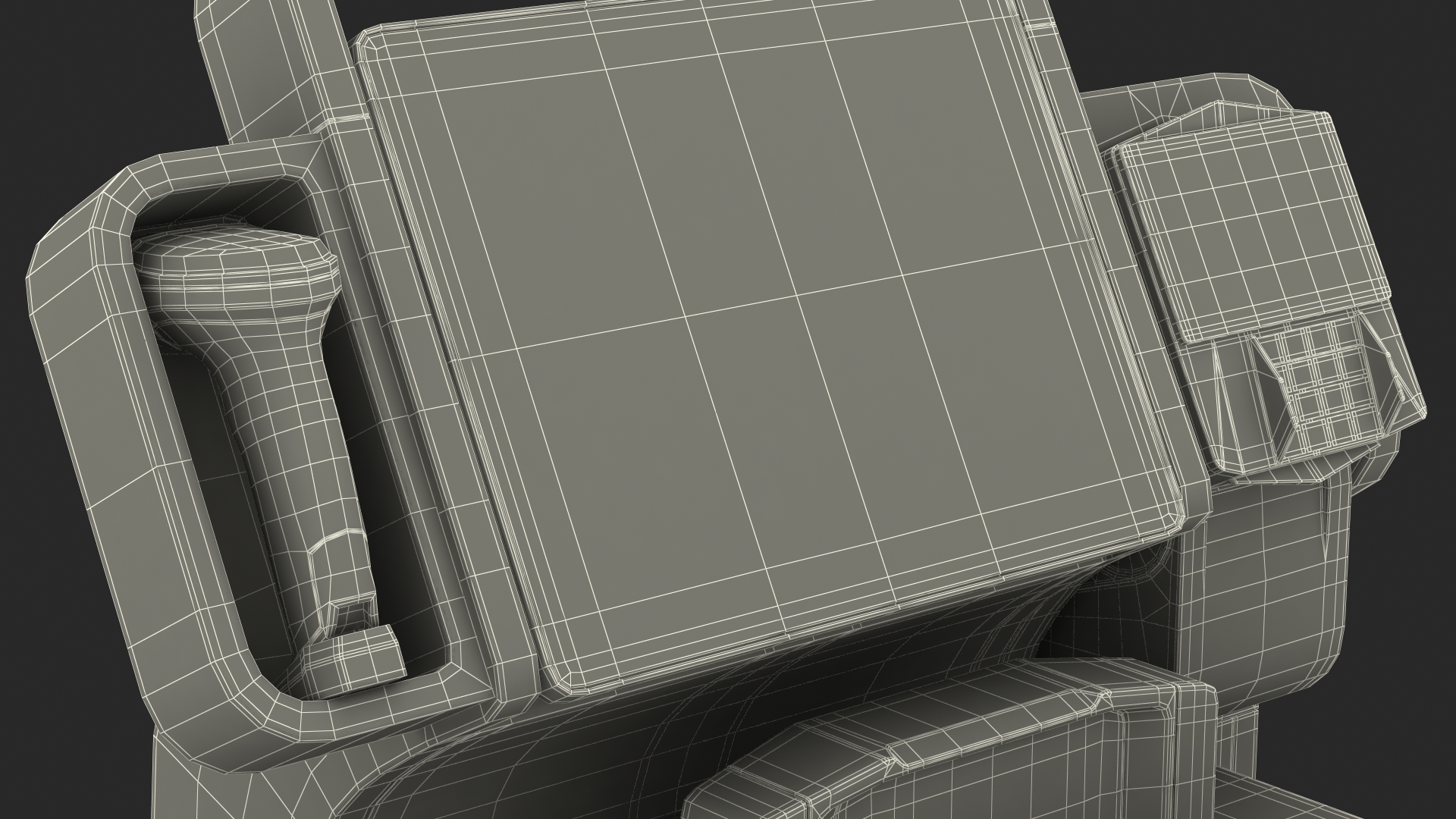 Toshiba Self Checkout System with Shopping Basket 3D model