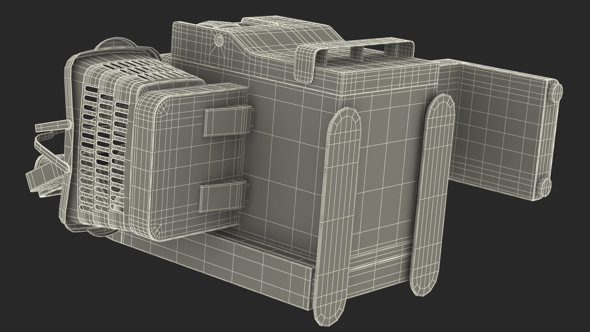 Toshiba Self Checkout System with Shopping Basket 3D model