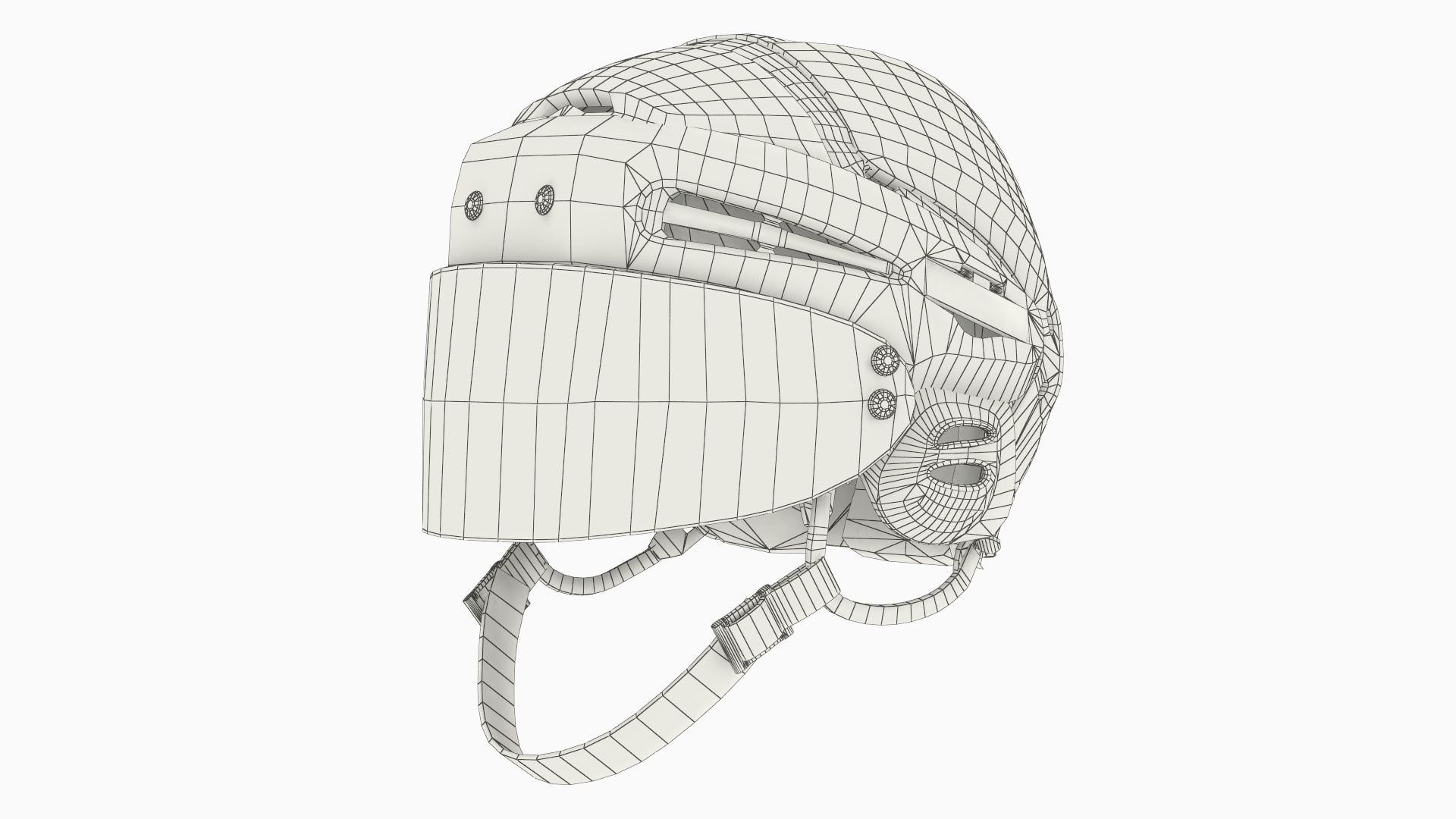 Ice Hockey Helmet with Visor Game Ready - view 9