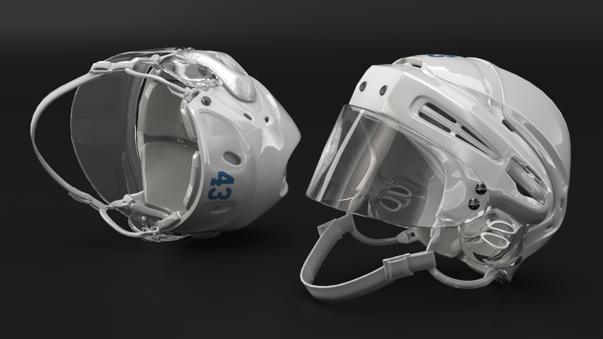 Ice Hockey Helmet with Visor Game Ready - view 4
