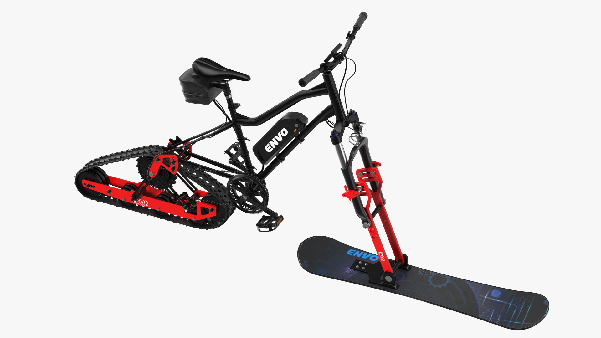 Envo Electric SnowBike 3D