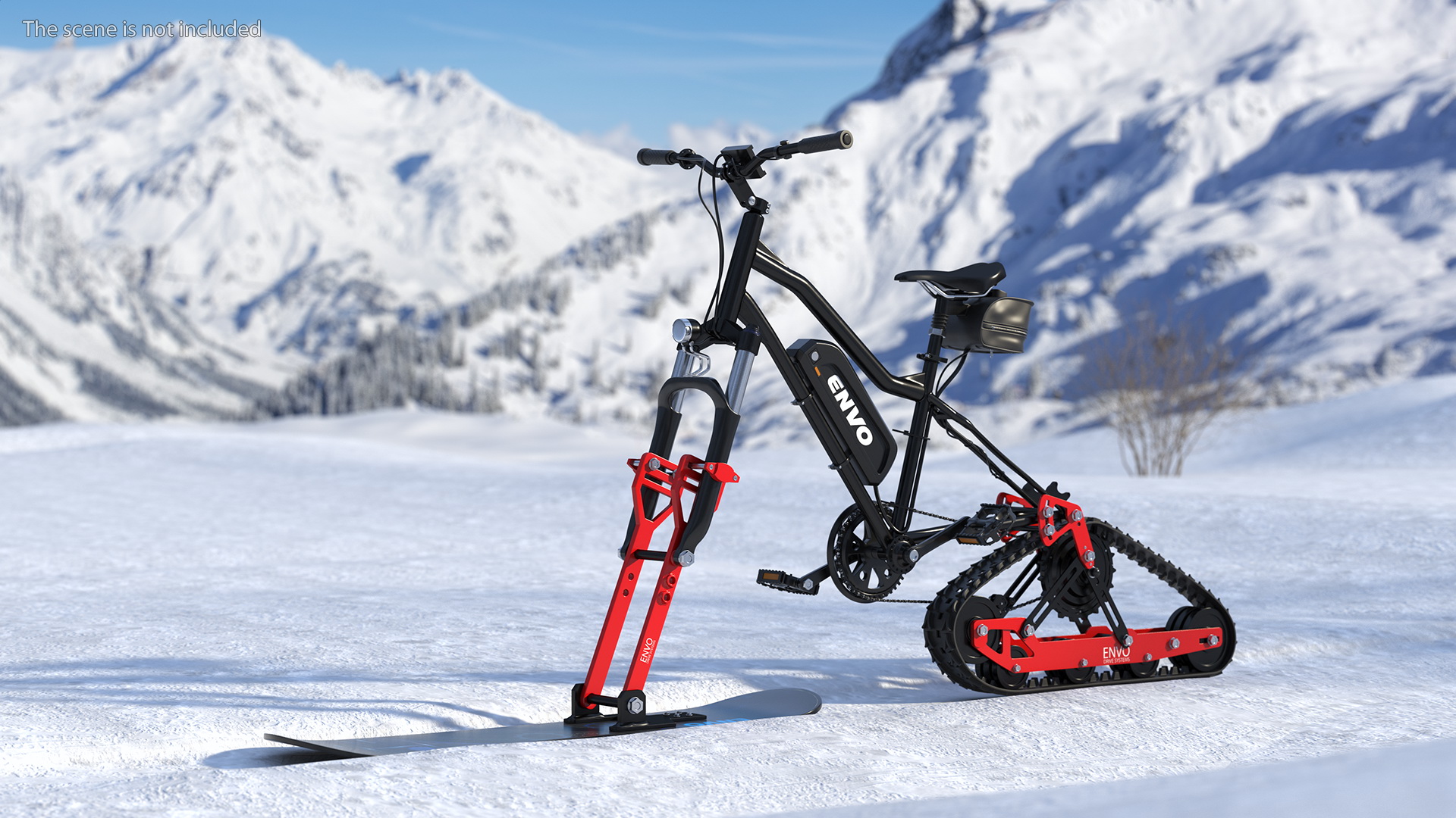 Envo Electric SnowBike 3D