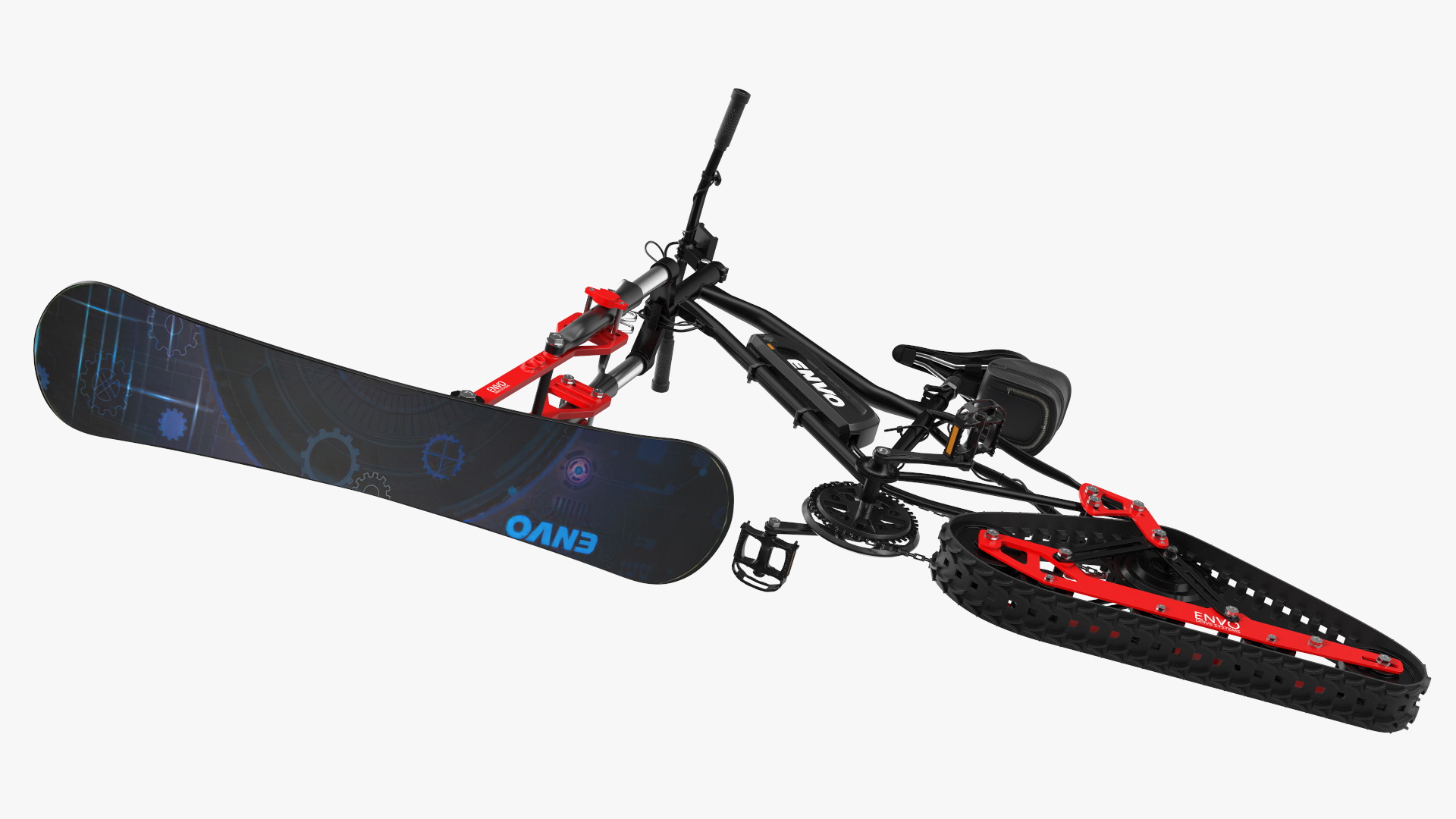 Envo Electric SnowBike 3D