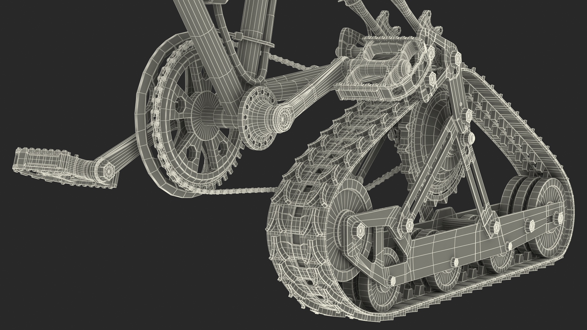 Envo Electric SnowBike 3D
