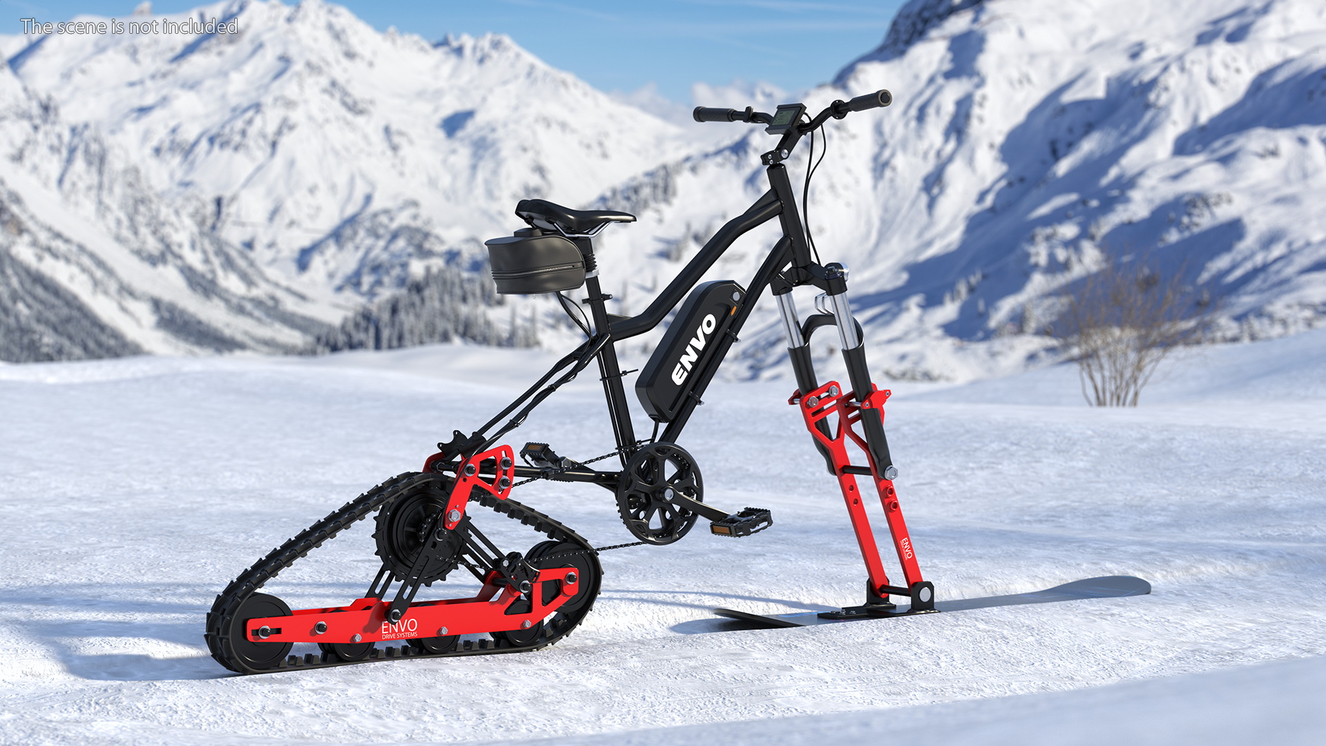Envo Electric SnowBike 3D