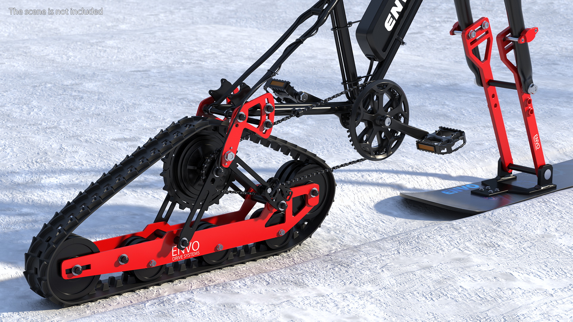 Envo Electric SnowBike 3D