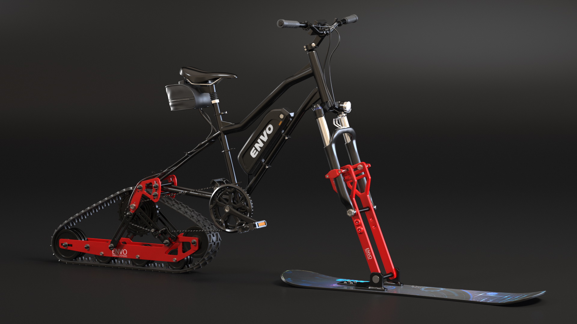 Envo Electric SnowBike 3D