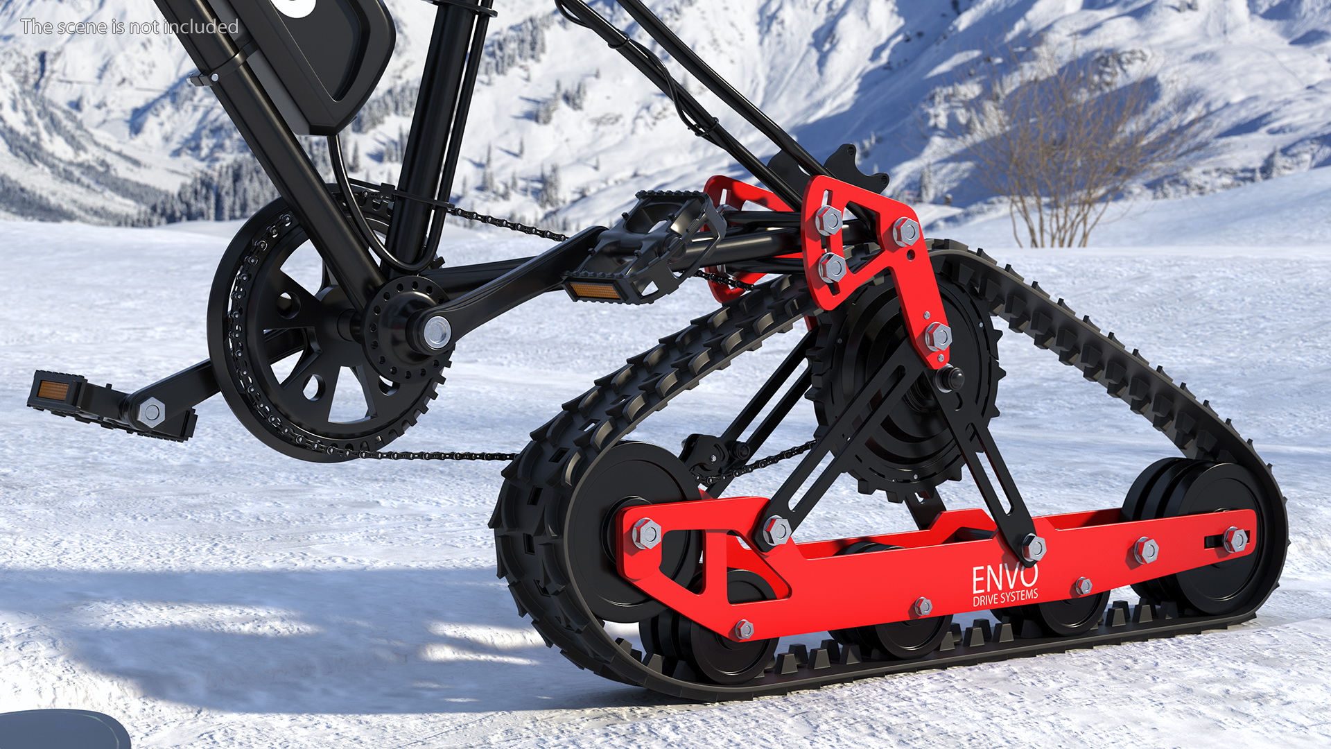 Envo Electric SnowBike 3D