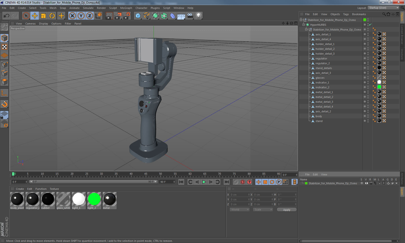 3D Stabilizer for Mobile Phone Dji Osmo