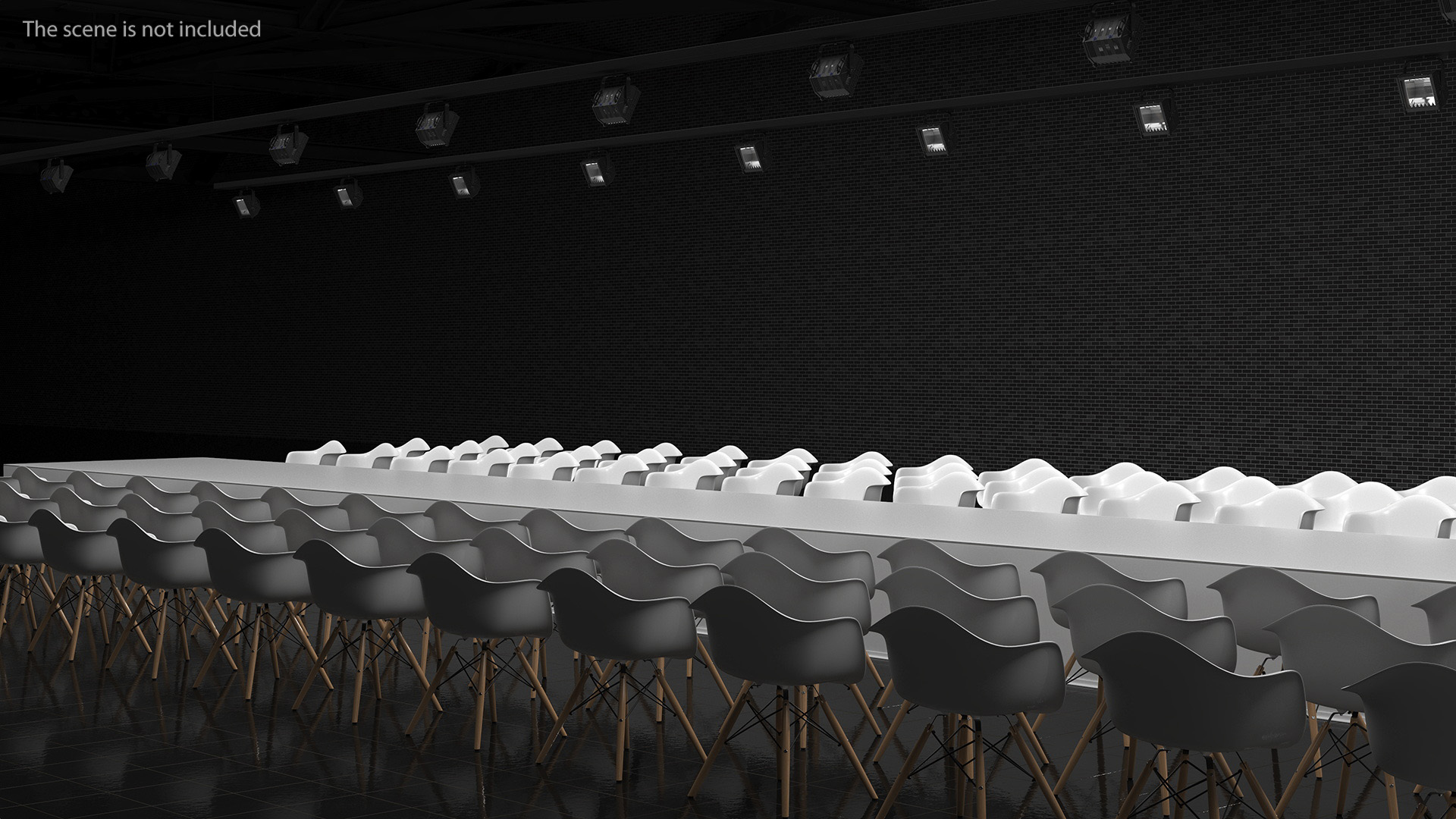 3D model Fashion Runway Stage