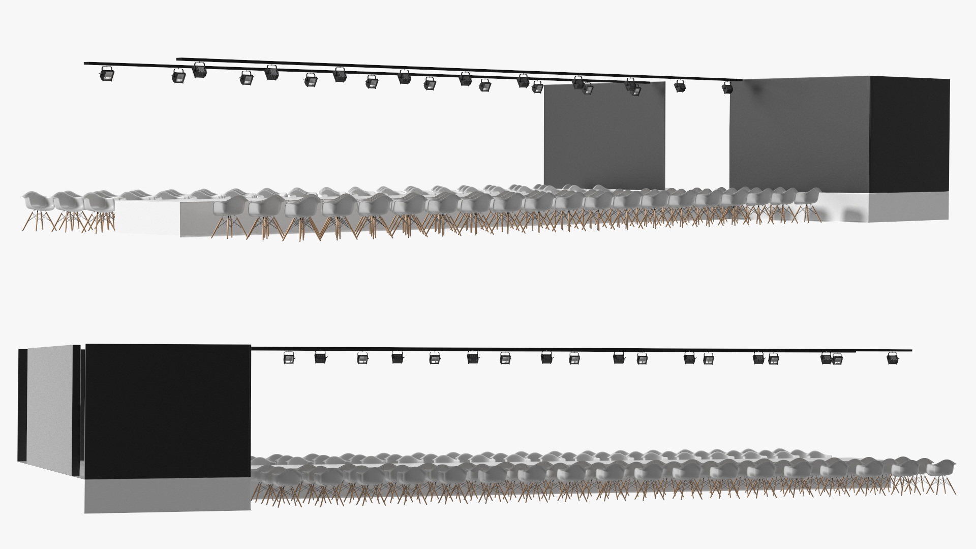 3D model Fashion Runway Stage