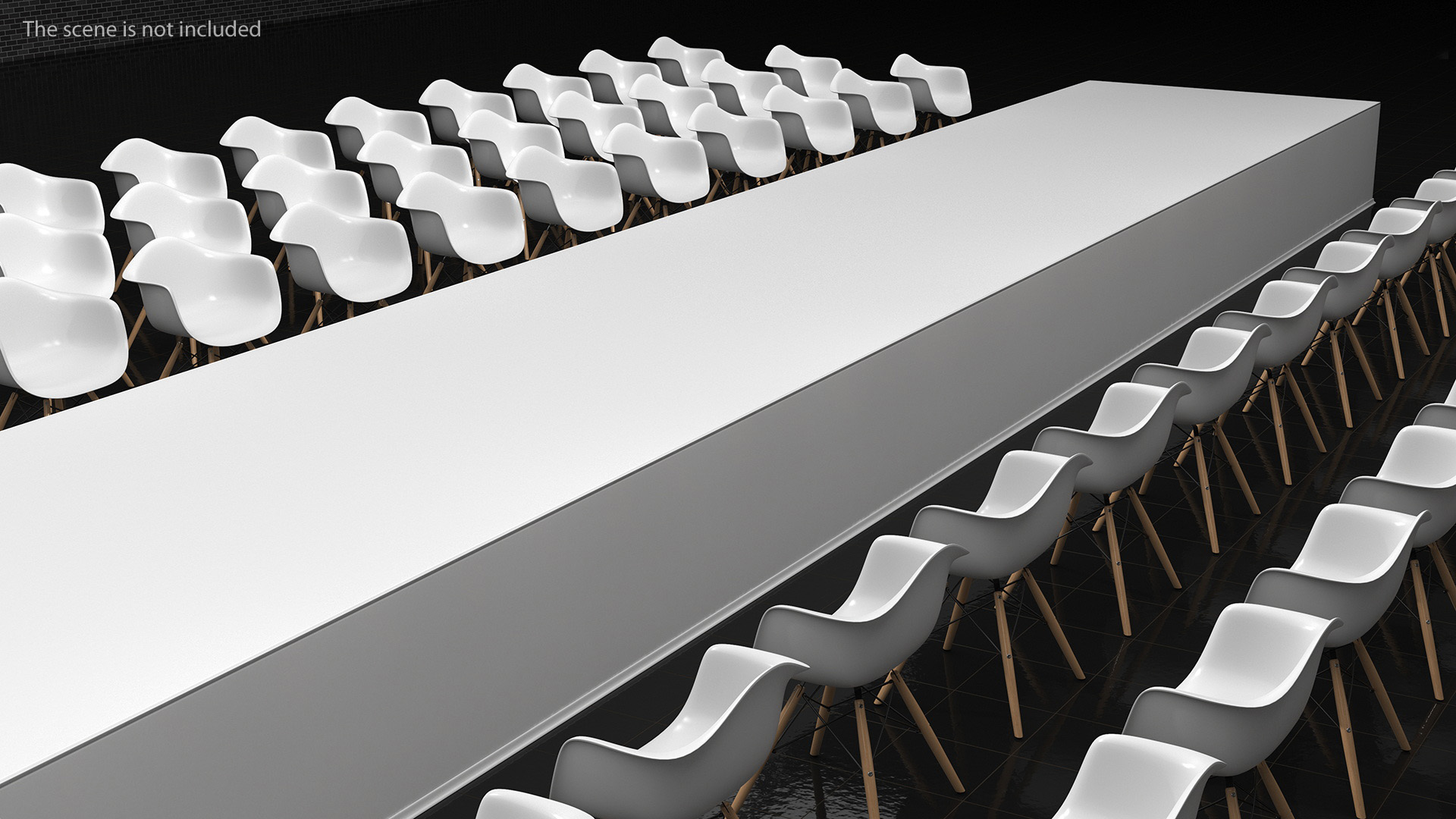3D model Fashion Runway Stage