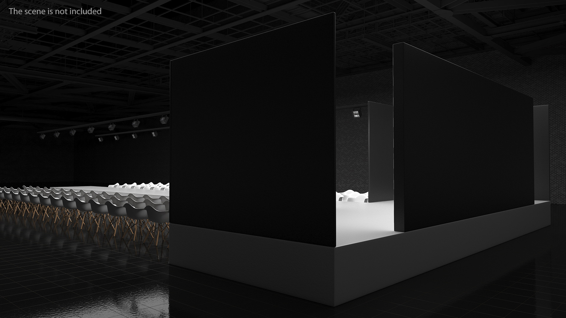 3D model Fashion Runway Stage