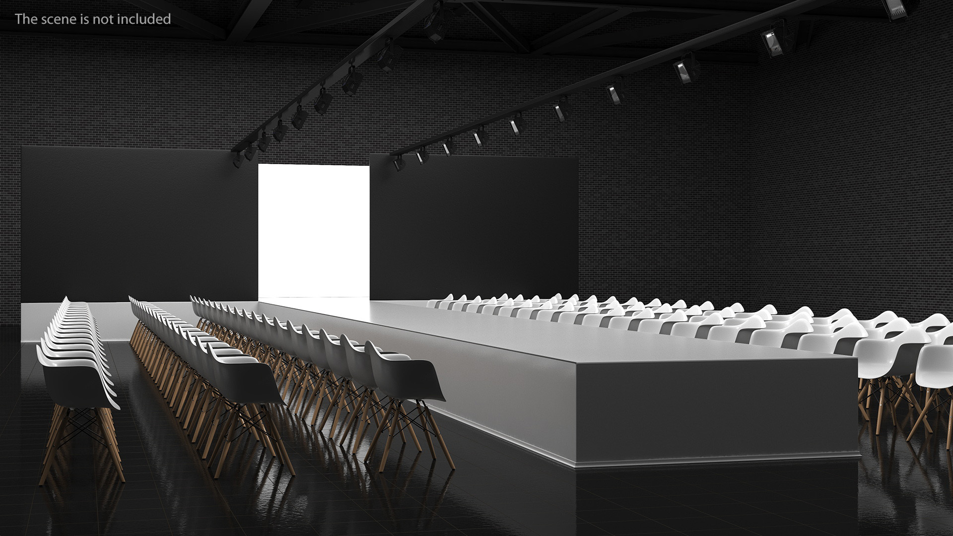 3D model Fashion Runway Stage