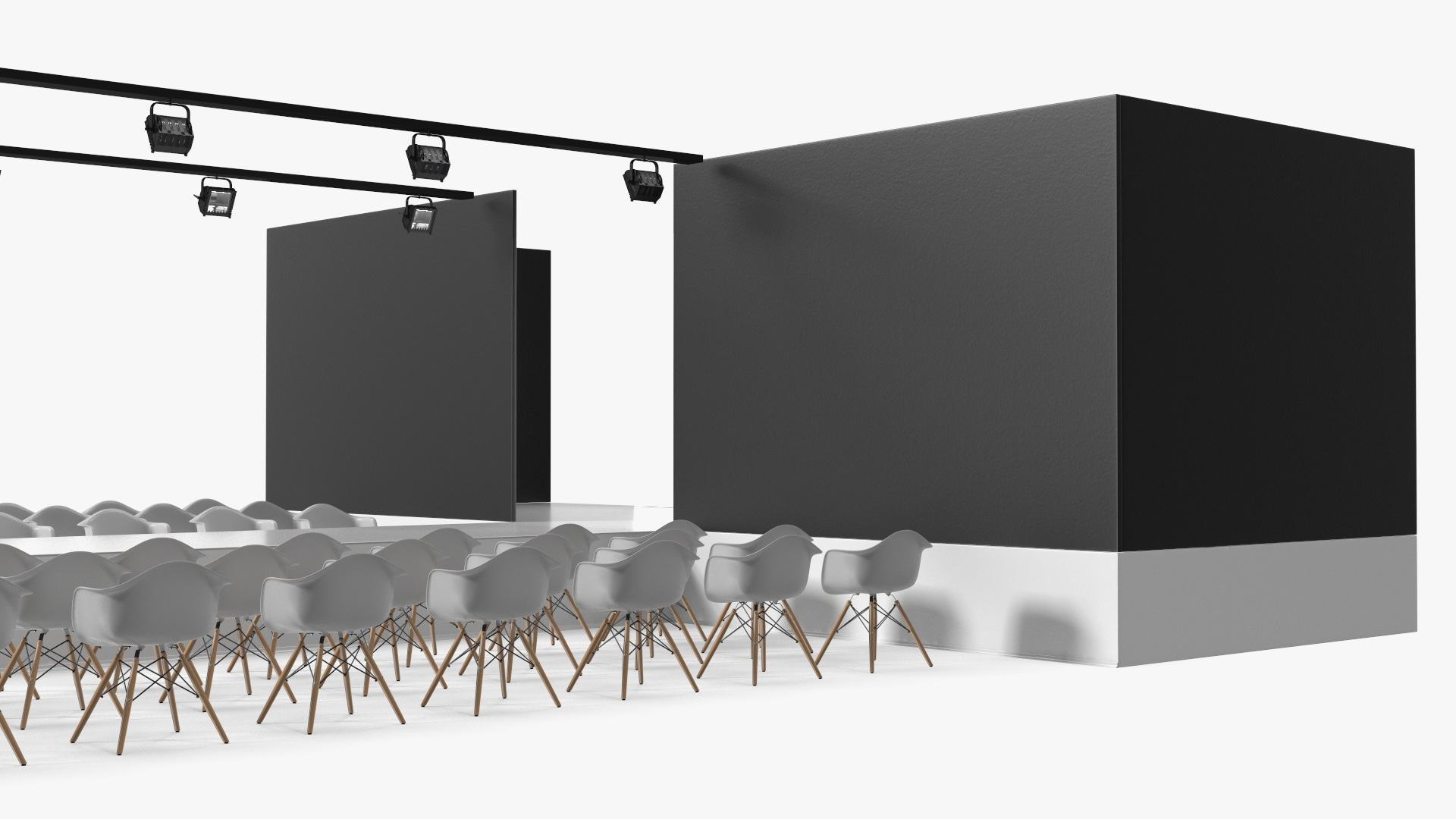 3D model Fashion Runway Stage