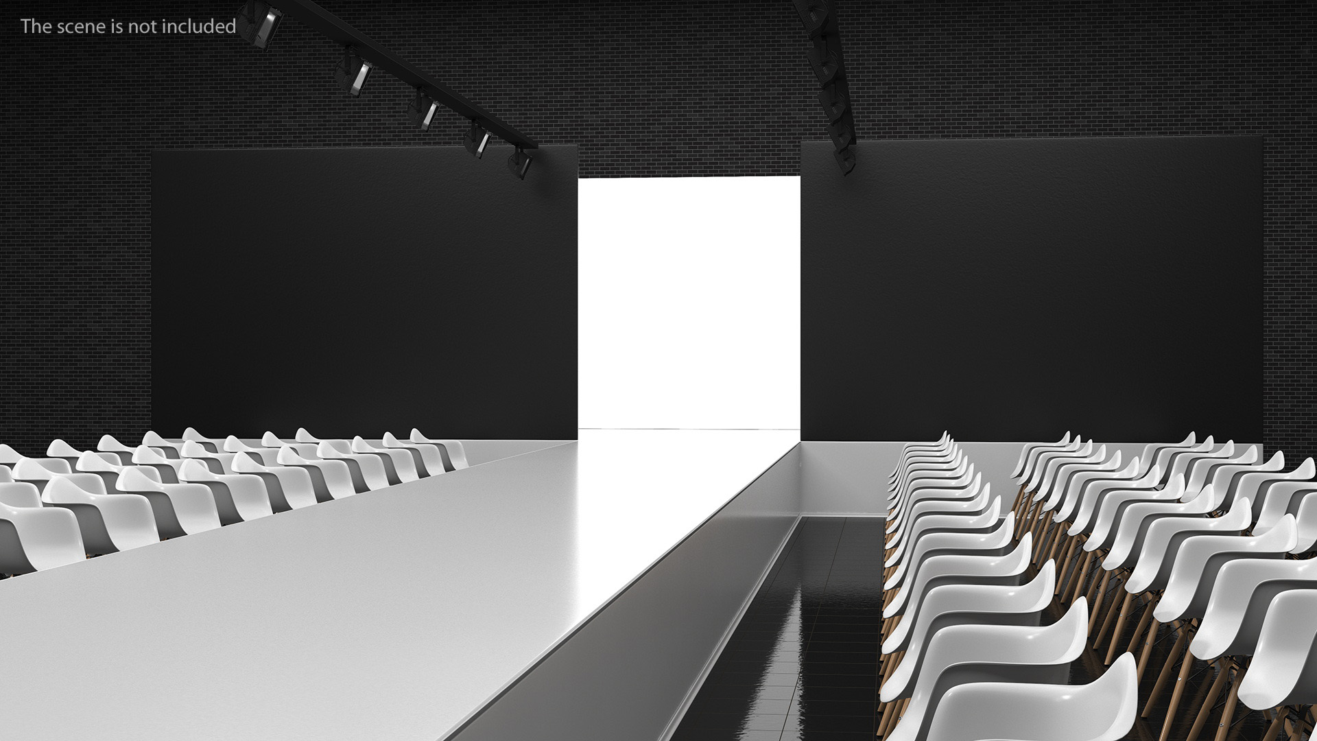 3D model Fashion Runway Stage