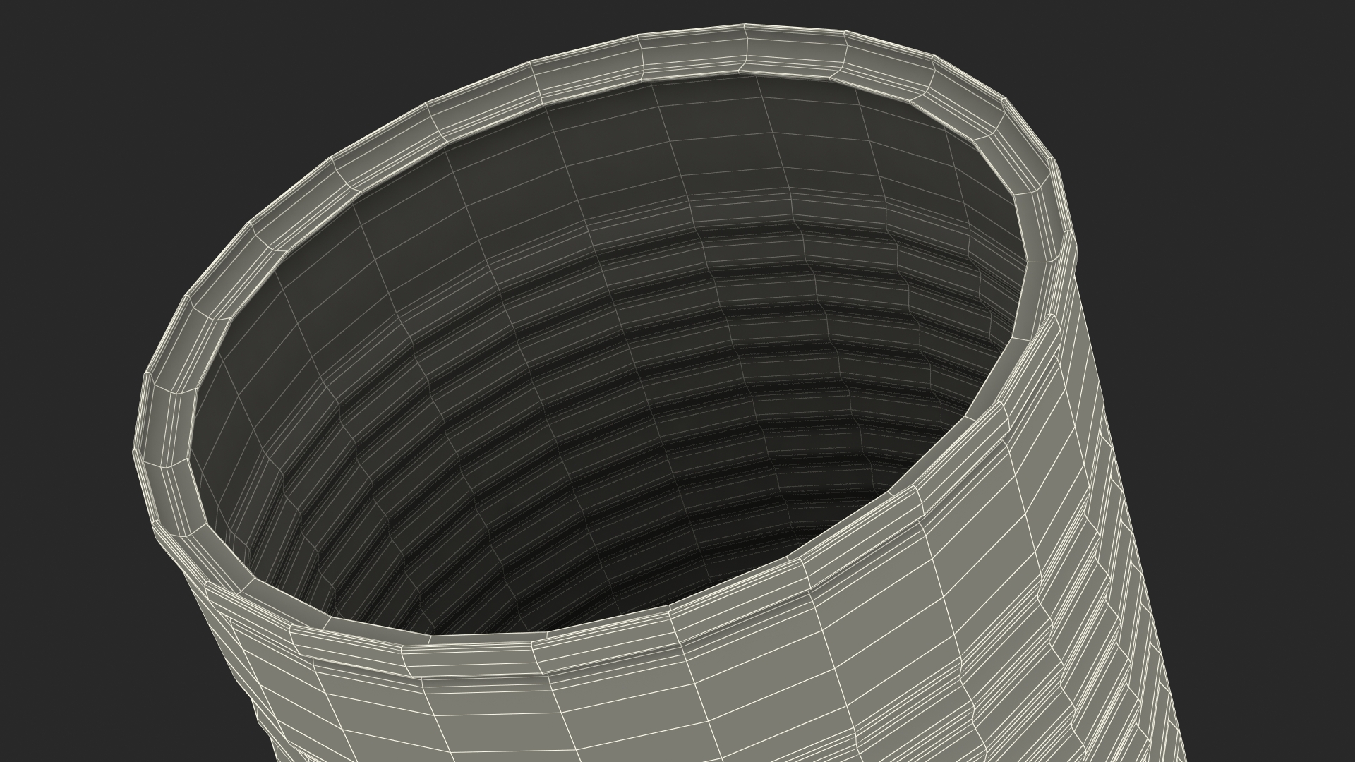 3D model Tin Can Phone with Torn String