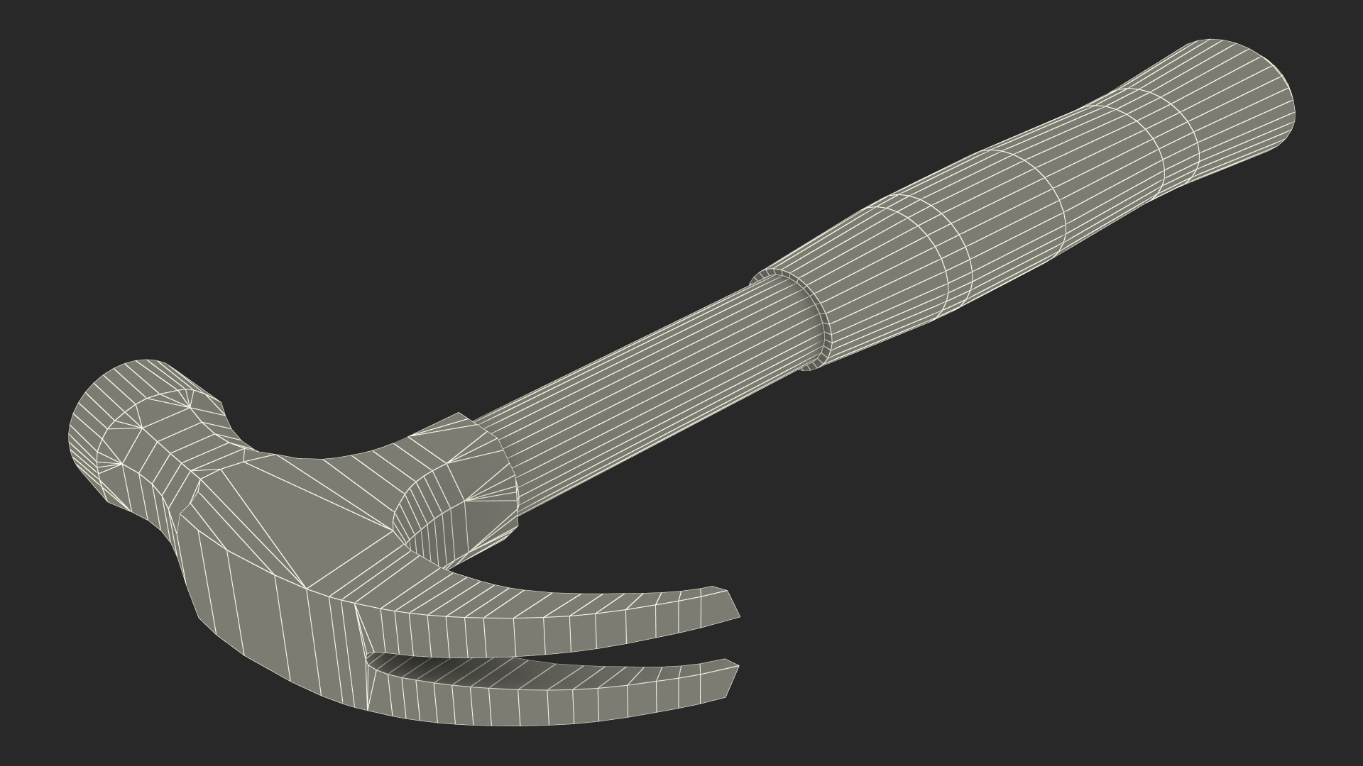 3D Claw Hammer Game Prop