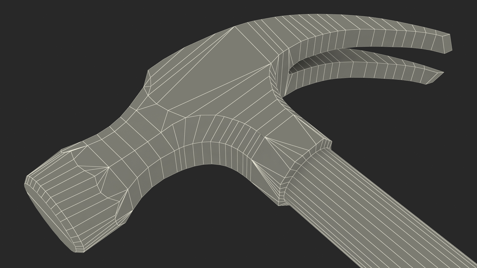 3D Claw Hammer Game Prop