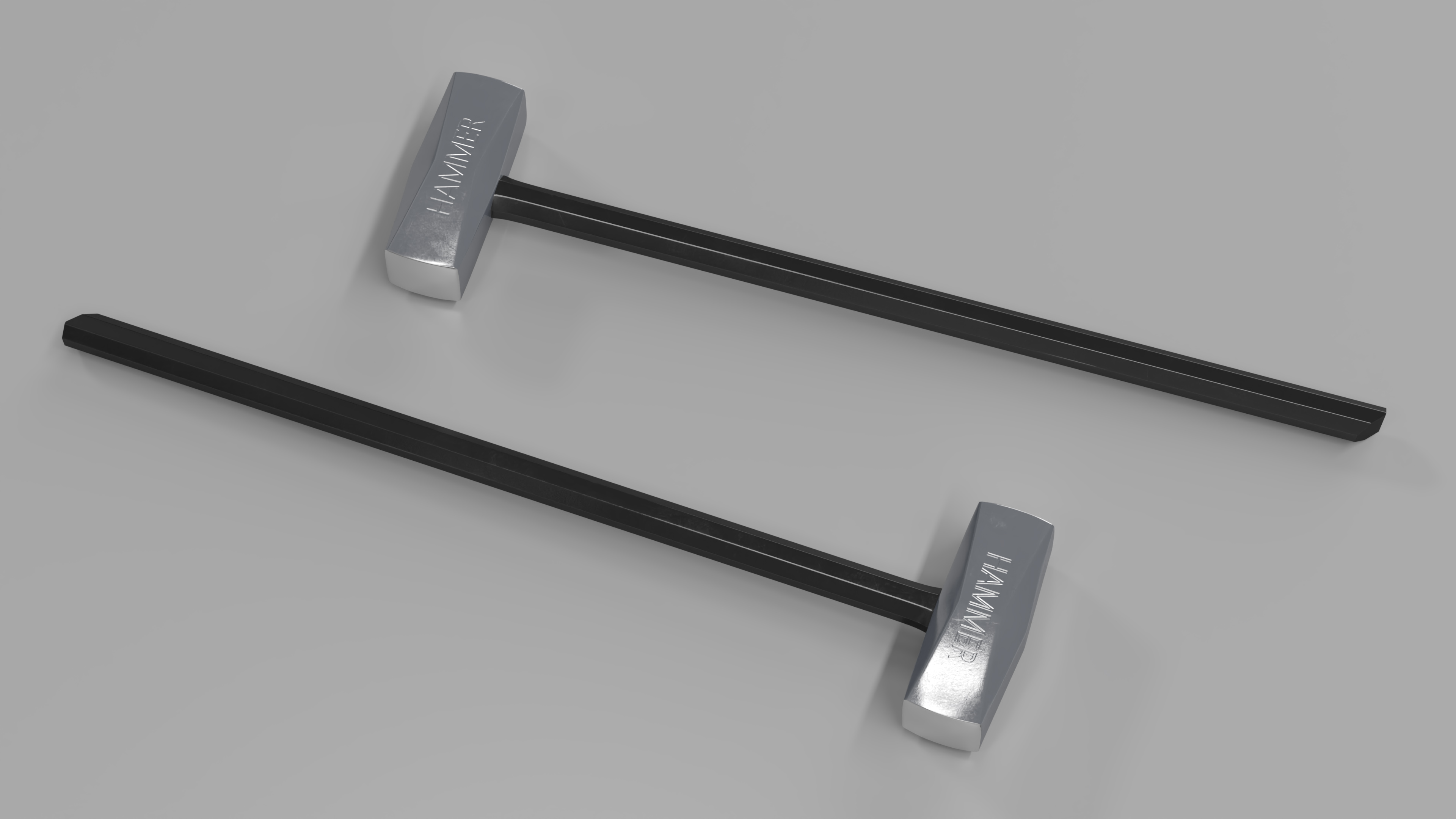 3D model Generic Metal Hammer