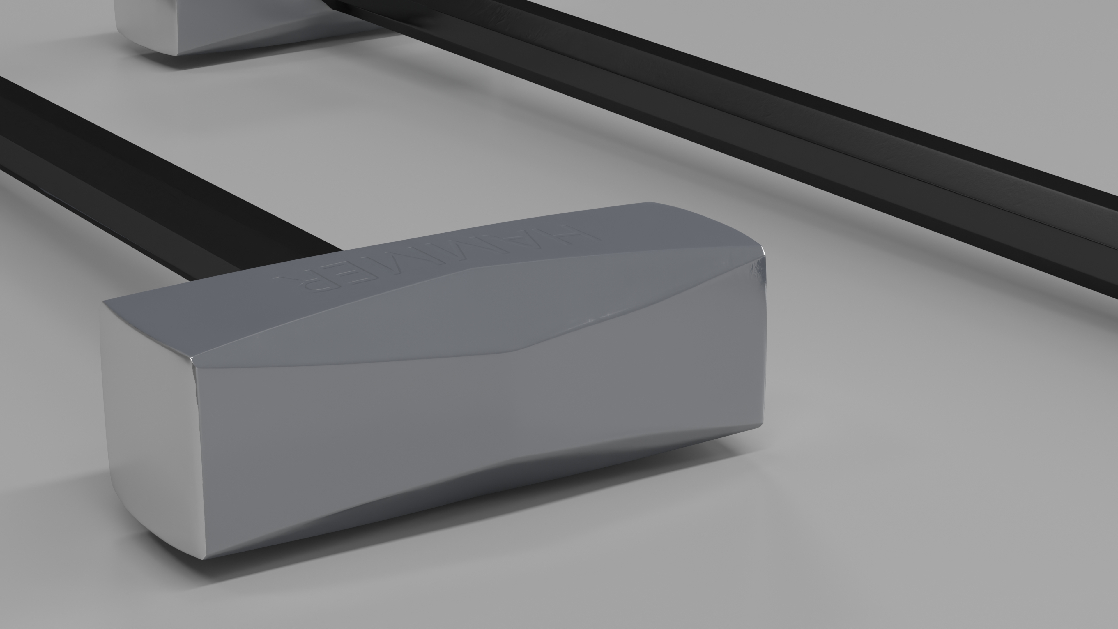 3D model Generic Metal Hammer