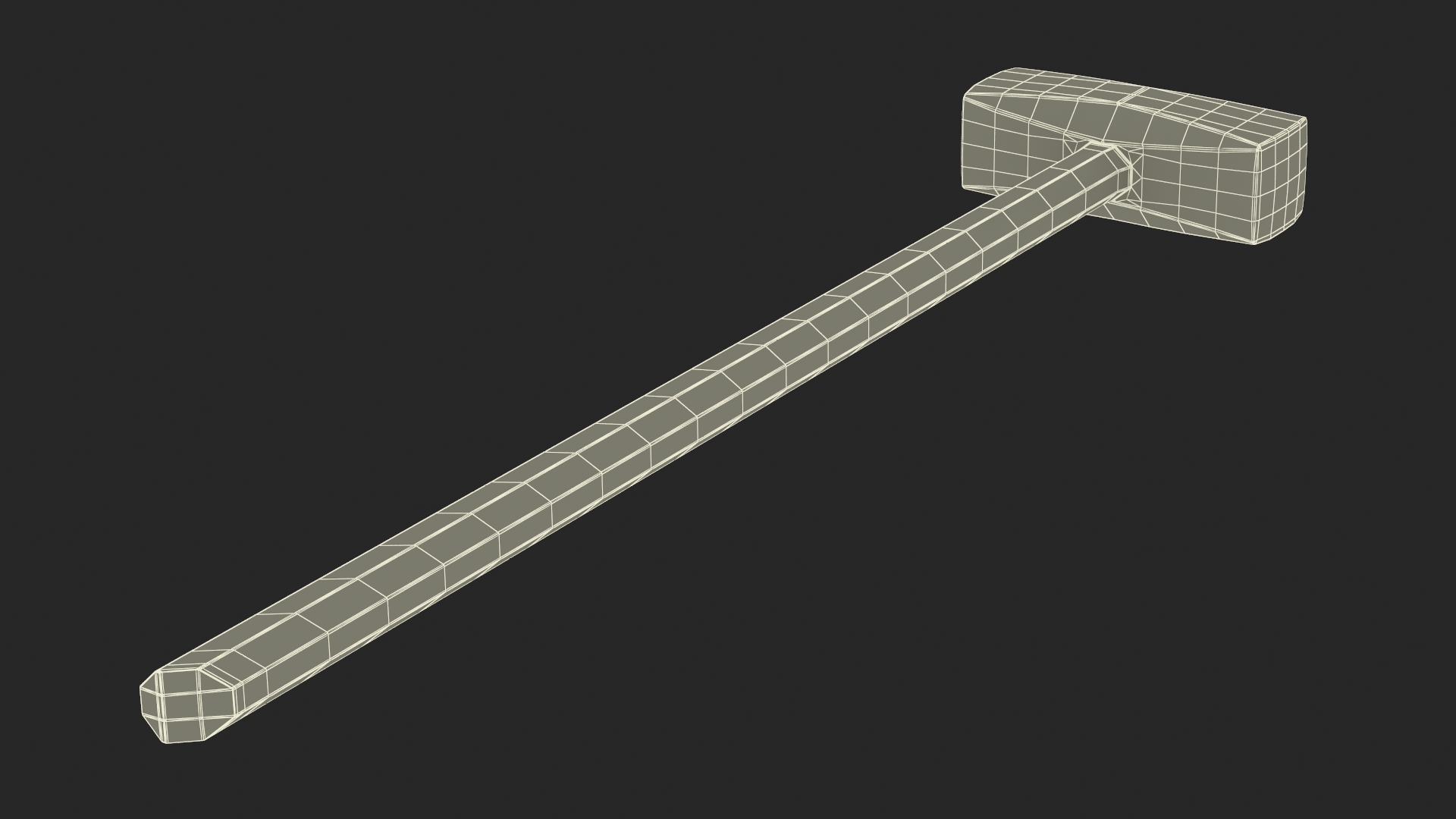 3D model Generic Metal Hammer