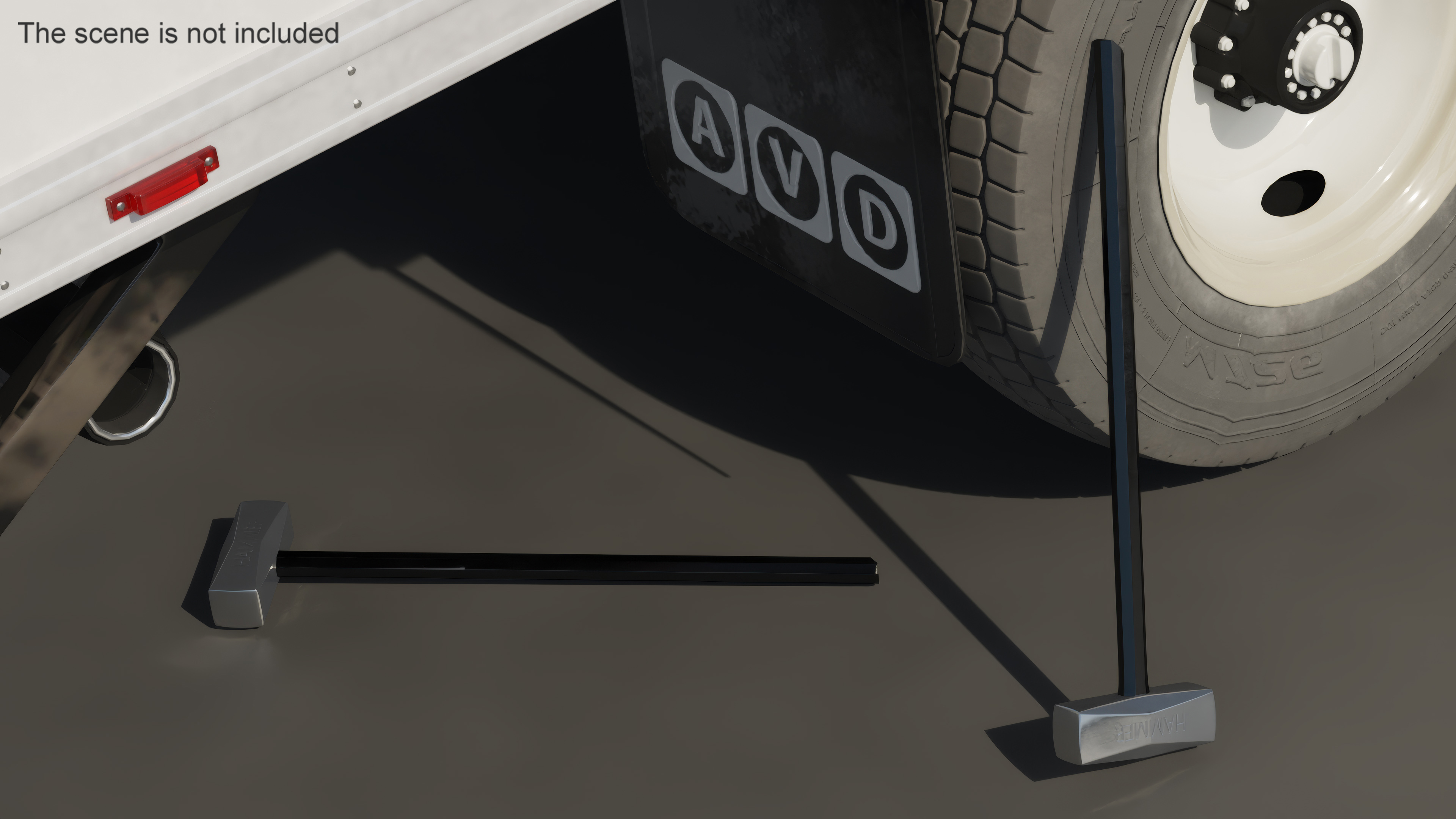 3D model Generic Metal Hammer