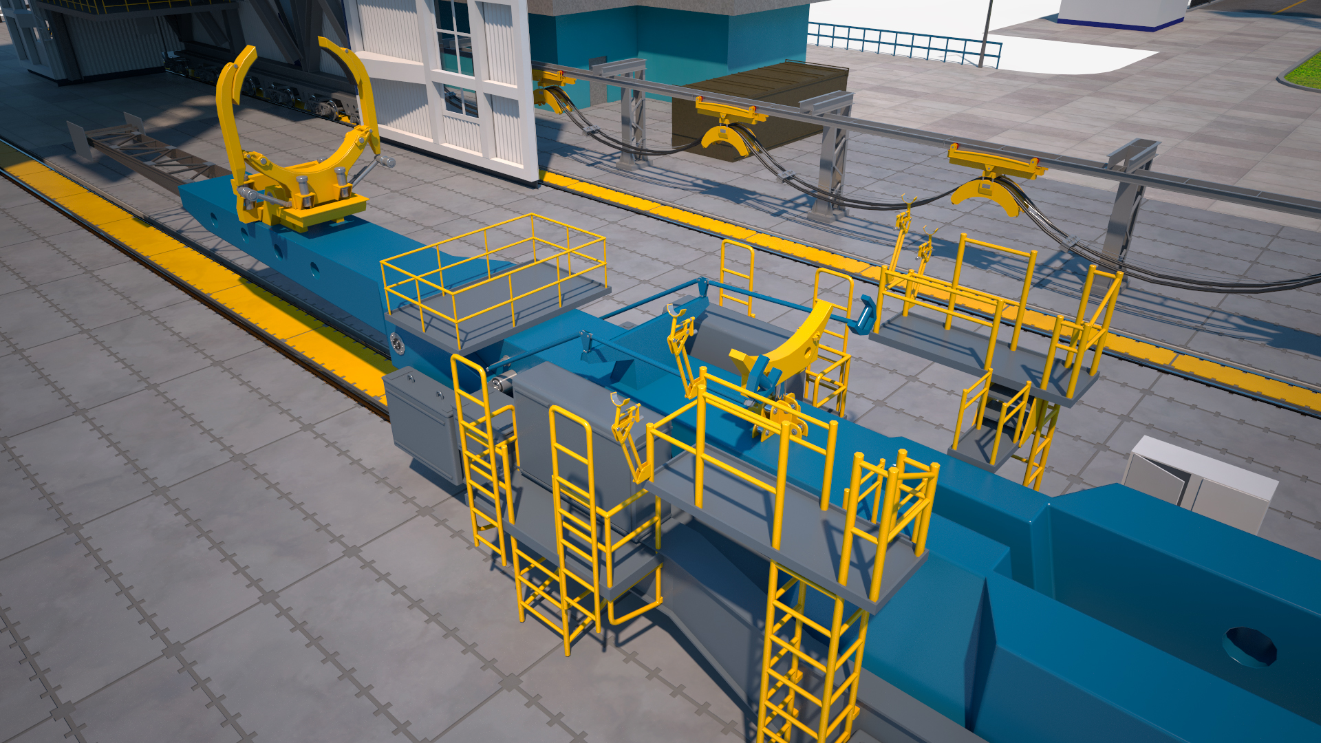 3D Vostochny Cosmodrome Russian Spaceport model