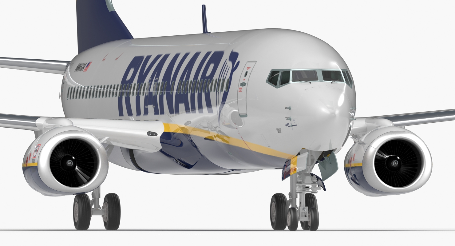 Boeing 737 800 Ryanair 3D