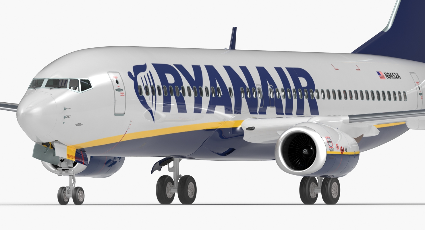 Boeing 737 800 Ryanair 3D