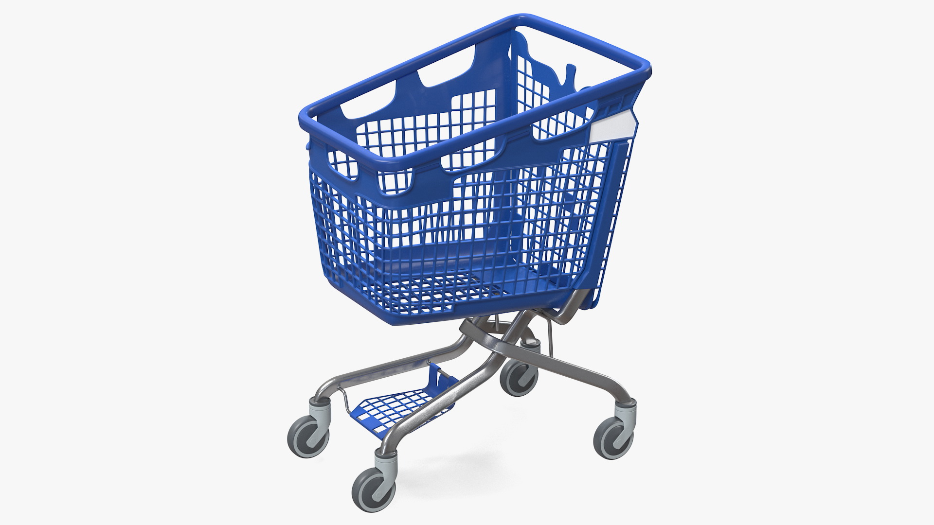 PP Plastic Shopping Cart 170L 3D model
