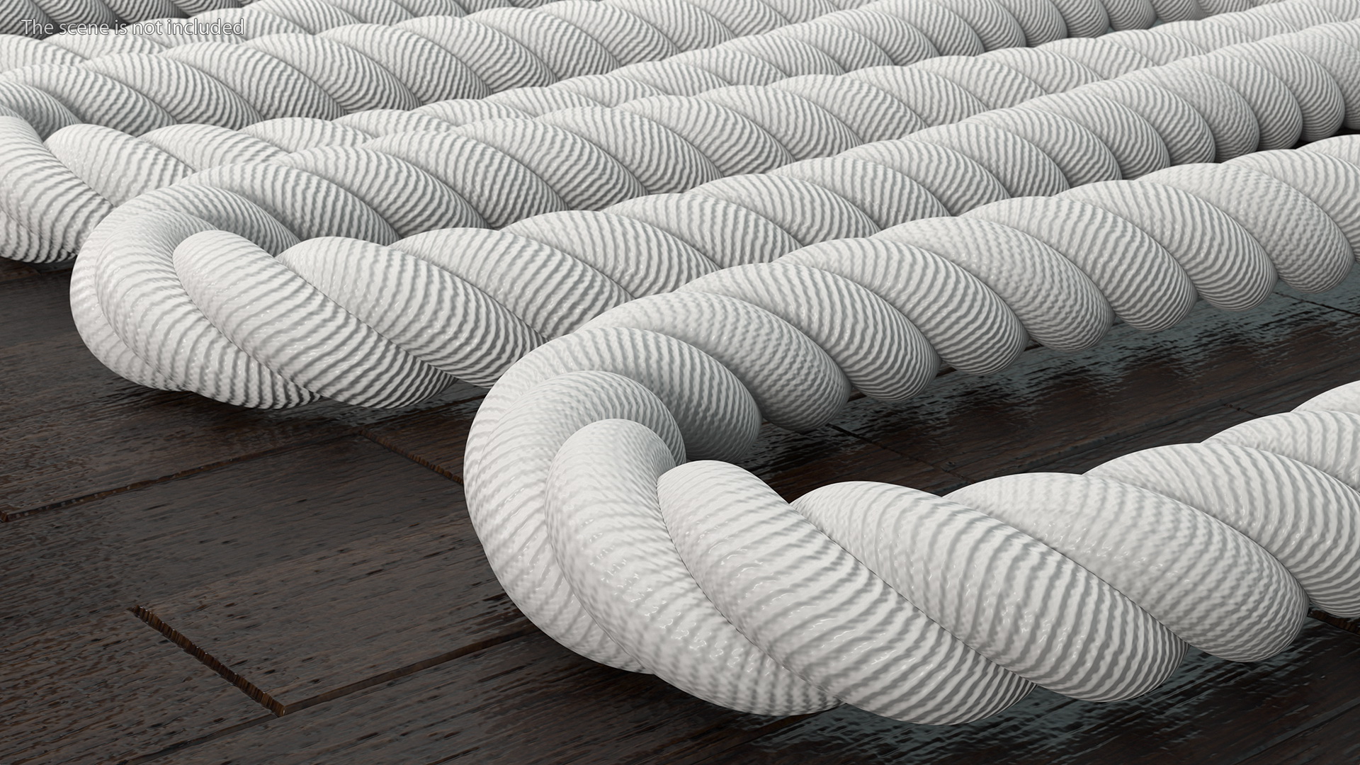 Workout Battle Rope 3D model