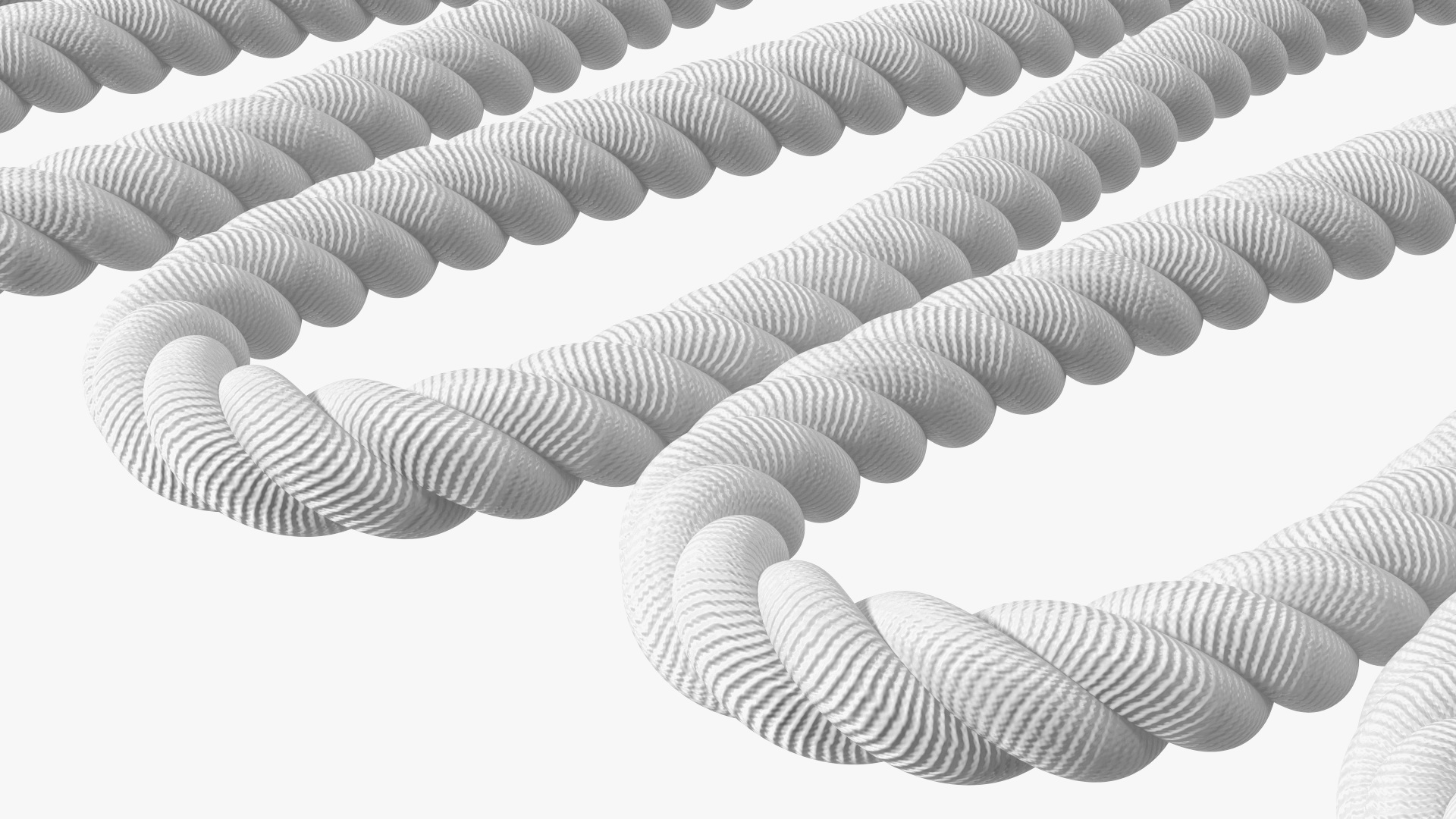 Workout Battle Rope 3D model